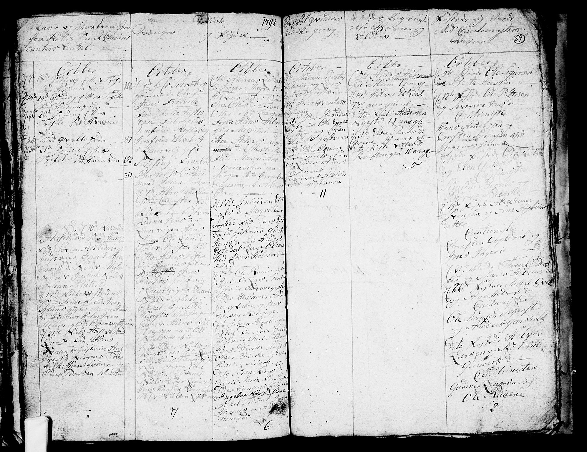 Hedrum kirkebøker, SAKO/A-344/G/Ga/L0001: Parish register (copy) no. I 1, 1787-1802, p. 59