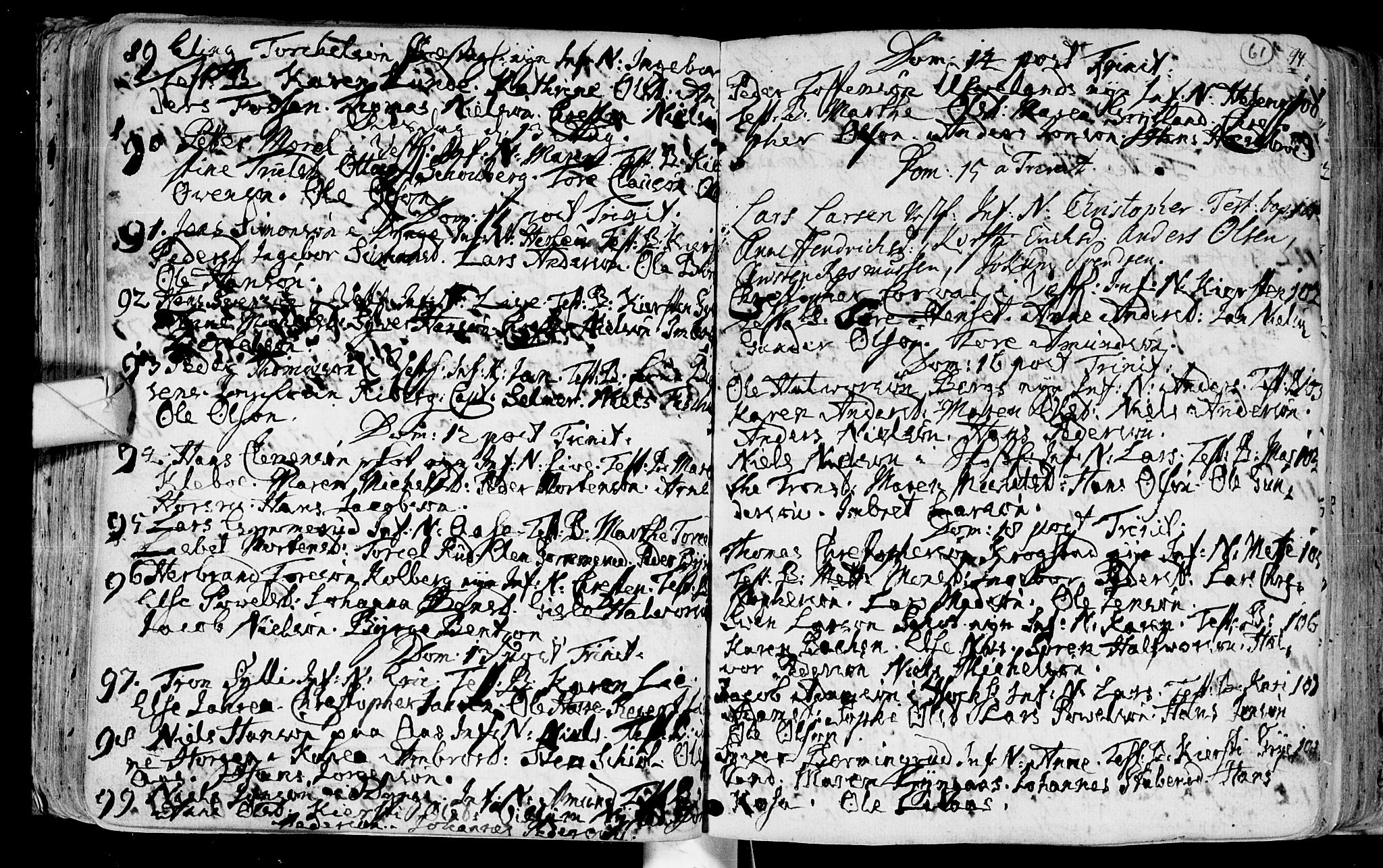 Eiker kirkebøker, AV/SAKO-A-4/F/Fa/L0003: Parish register (official) no. I 3, 1724-1753, p. 61