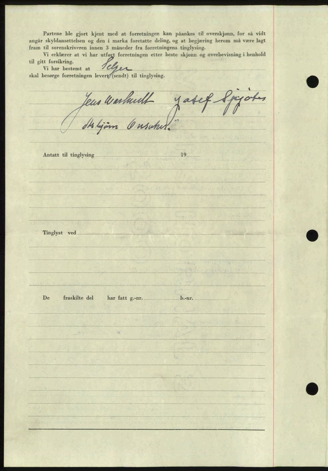 Moss sorenskriveri, SAO/A-10168: Mortgage book no. A25, 1950-1950, Diary no: : 810/1950