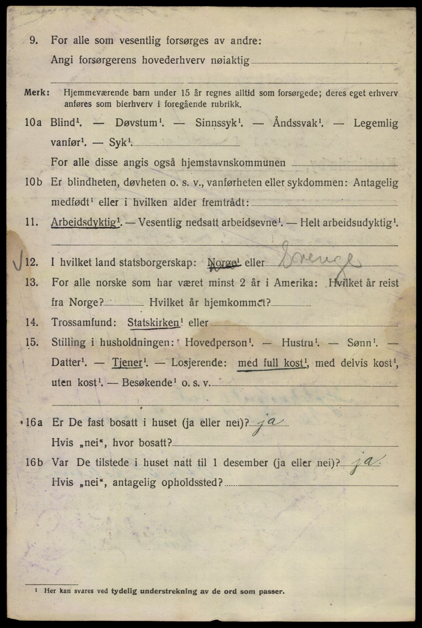 SAO, 1920 census for Kristiania, 1920, p. 218354