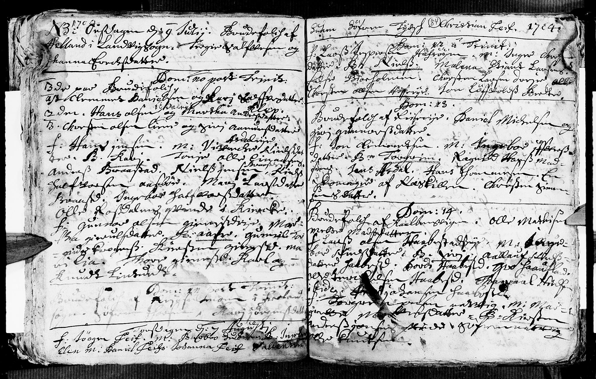 Øyestad sokneprestkontor, SAK/1111-0049/F/Fa/L0002: Parish register (official) no. A 2, 1692-1722, p. 84