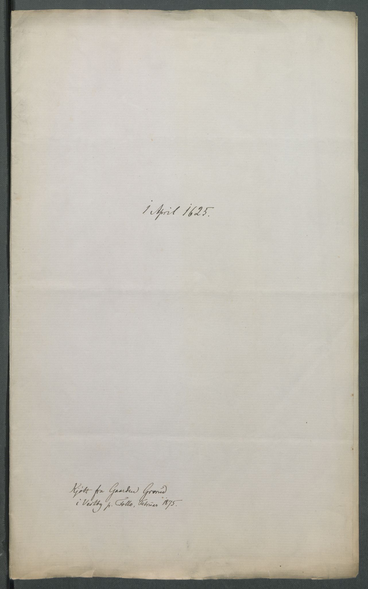 Riksarkivets diplomsamling, AV/RA-EA-5965/F02/L0135: Dokumenter, 1625, p. 7