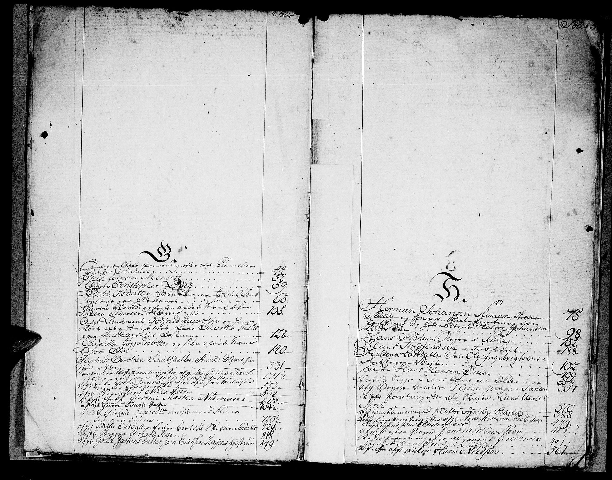 Trondheim byfogd, AV/SAT-A-0003/1/3/3Ae/L0001: Skifteregister - Reg. til 3A0022-25. U, 1740-1901, p. 6