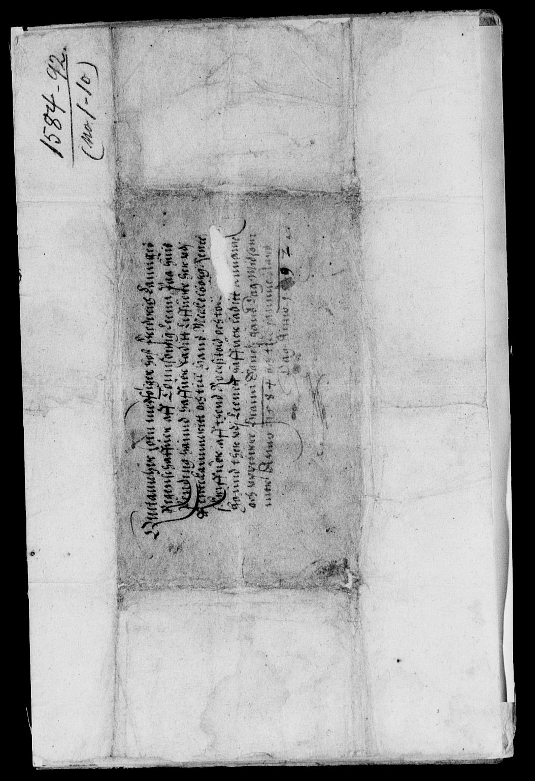 Rentekammeret inntil 1814, Reviderte regnskaper, Lensregnskaper, AV/RA-EA-5023/R/Rb/Rbo/L0001: Tønsberg len, 1584-1612