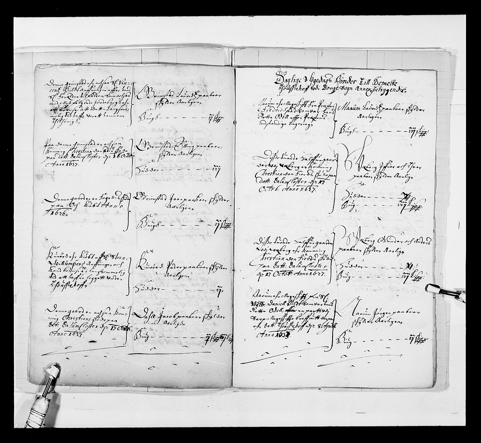 Stattholderembetet 1572-1771, AV/RA-EA-2870/Ek/L0032/0002: Jordebøker 1662-1720: / Adelsjordebøker, 1665, p. 202