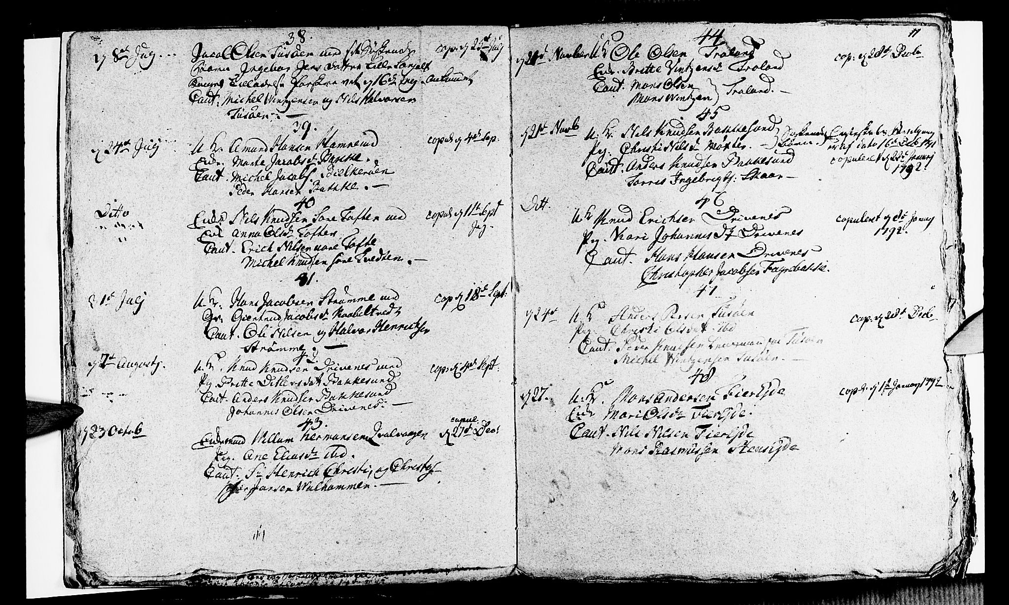 Sund sokneprestembete, SAB/A-99930: Parish register (official) no. A 8, 1788-1815, p. 11