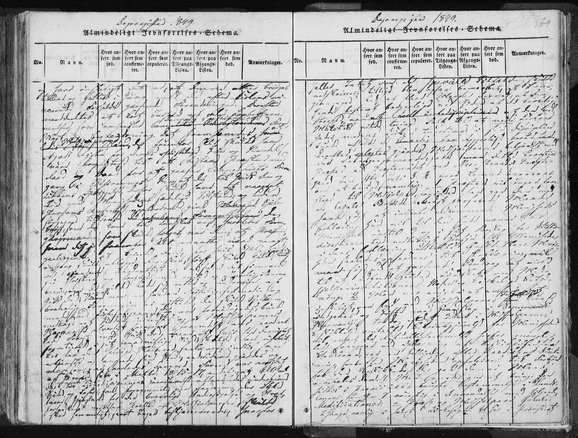 Vikedal sokneprestkontor, AV/SAST-A-101840/01/IV: Parish register (official) no. A 3, 1817-1850, p. 364