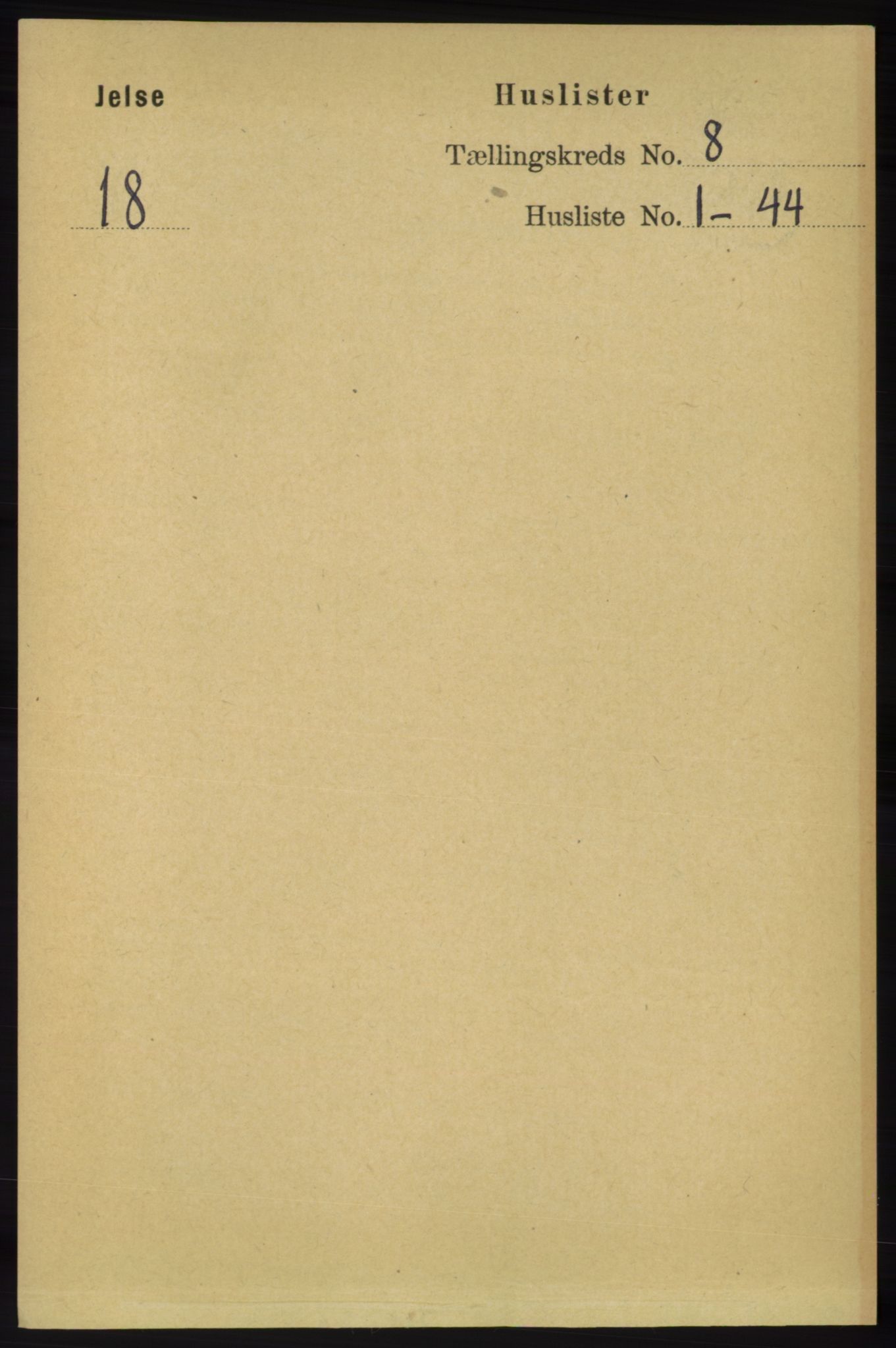 RA, 1891 census for 1138 Jelsa, 1891, p. 1756