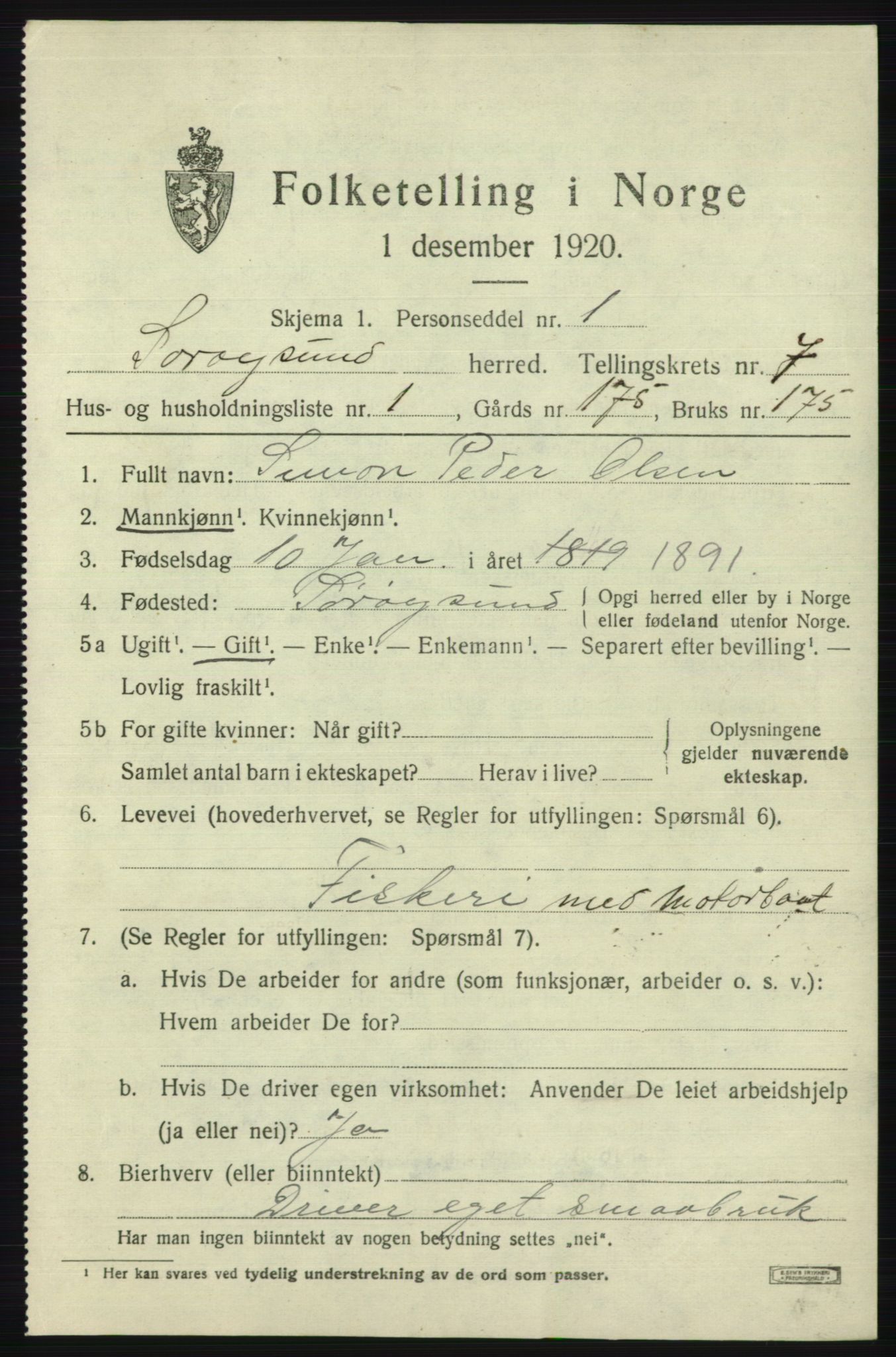SATØ, 1920 census for Sørøysund rural district, 1920, p. 2782