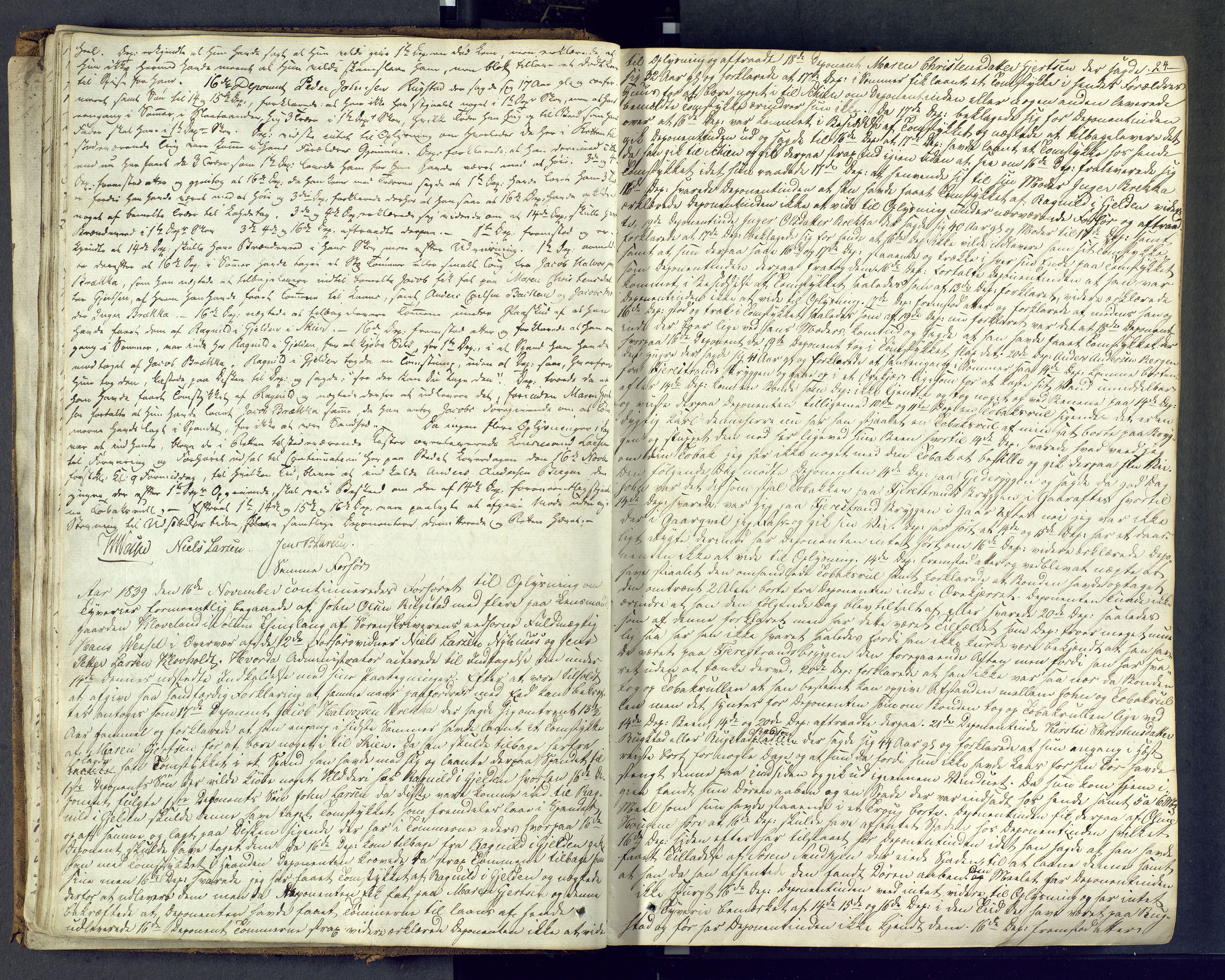 Nedre Telemark sorenskriveri, AV/SAKO-A-135/F/Fc/Fca/L0007: Ekstrarettsprotokoll, 1839-1846, p. 24