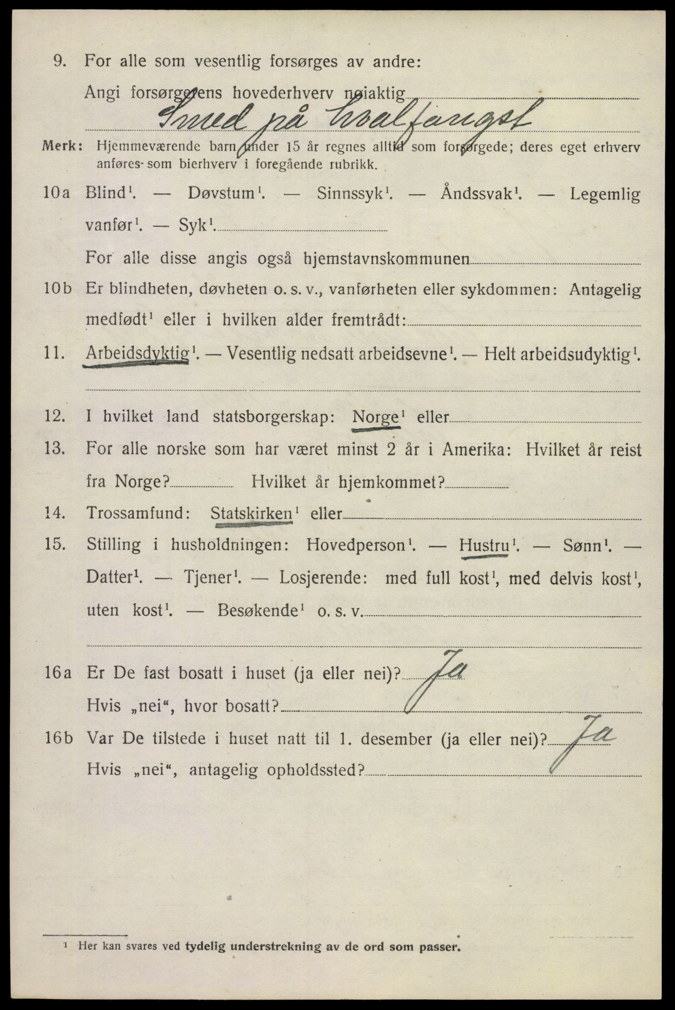 SAKO, 1920 census for Andebu, 1920, p. 4825