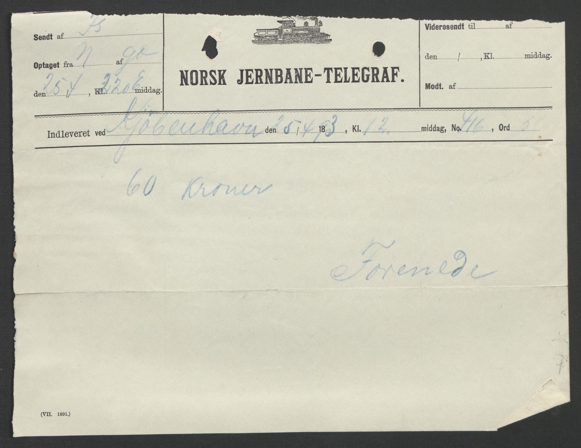 Arbeidskomitéen for Fridtjof Nansens polarekspedisjon, AV/RA-PA-0061/D/L0003/0002: Innk. brev og telegrammer vedr. proviant og utrustning / Utrustningen m.m. - korrespondanse, 1893, p. 172