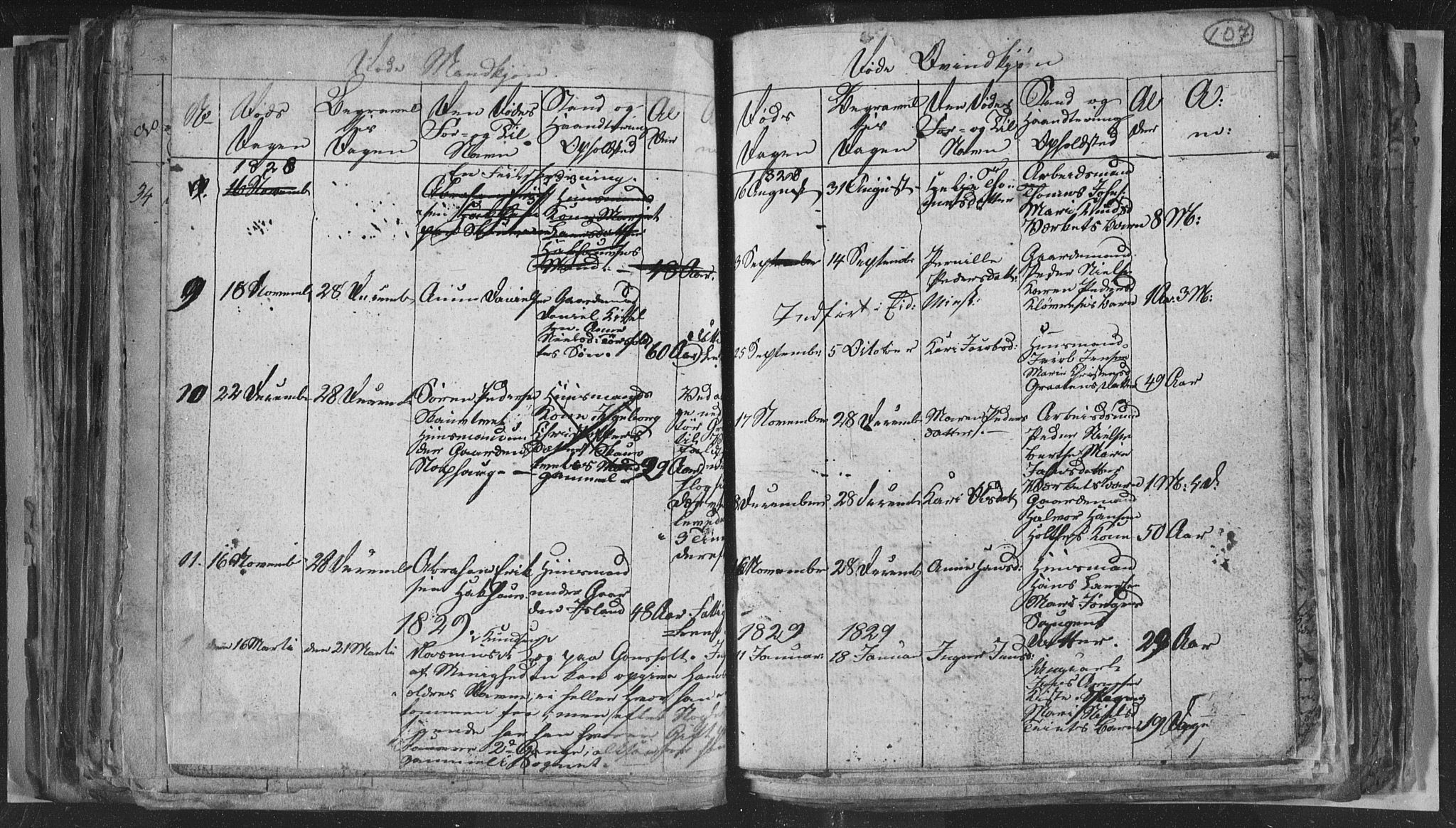 Siljan kirkebøker, SAKO/A-300/G/Ga/L0001: Parish register (copy) no. 1, 1827-1847, p. 107