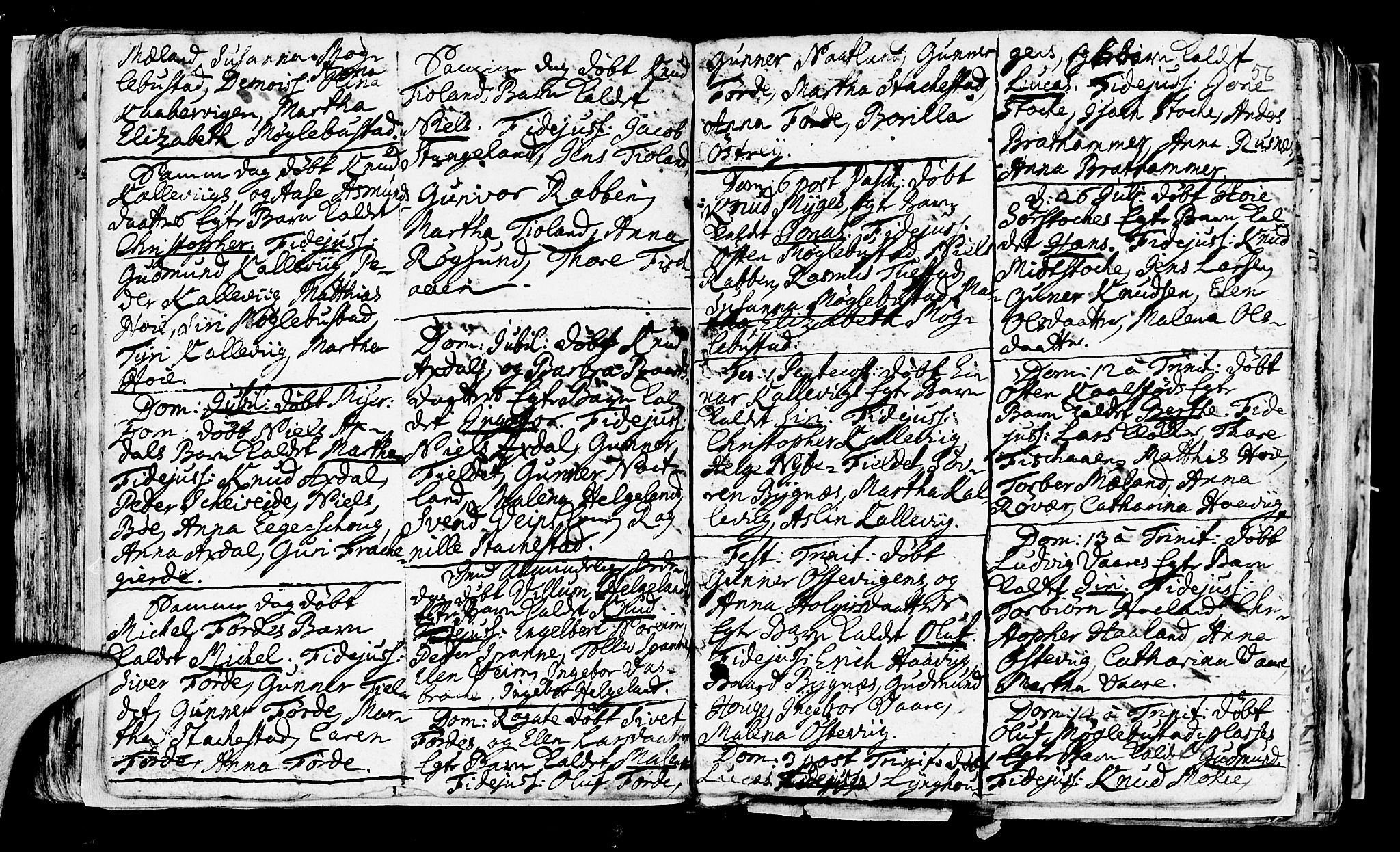 Avaldsnes sokneprestkontor, AV/SAST-A -101851/H/Ha/Haa/L0001: Parish register (official) no. A 1, 1711-1764, p. 56