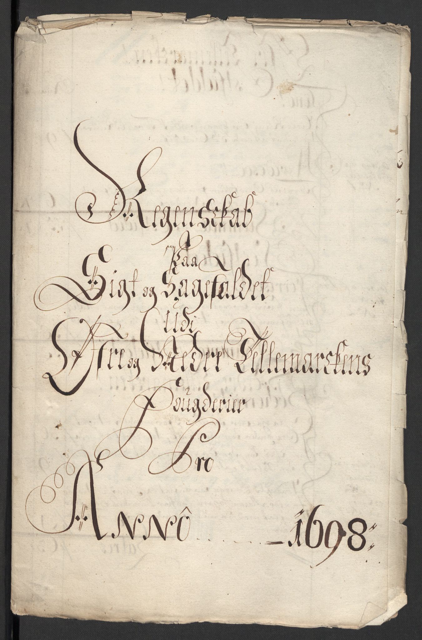 Rentekammeret inntil 1814, Reviderte regnskaper, Fogderegnskap, RA/EA-4092/R36/L2098: Fogderegnskap Øvre og Nedre Telemark og Bamble, 1698, p. 45