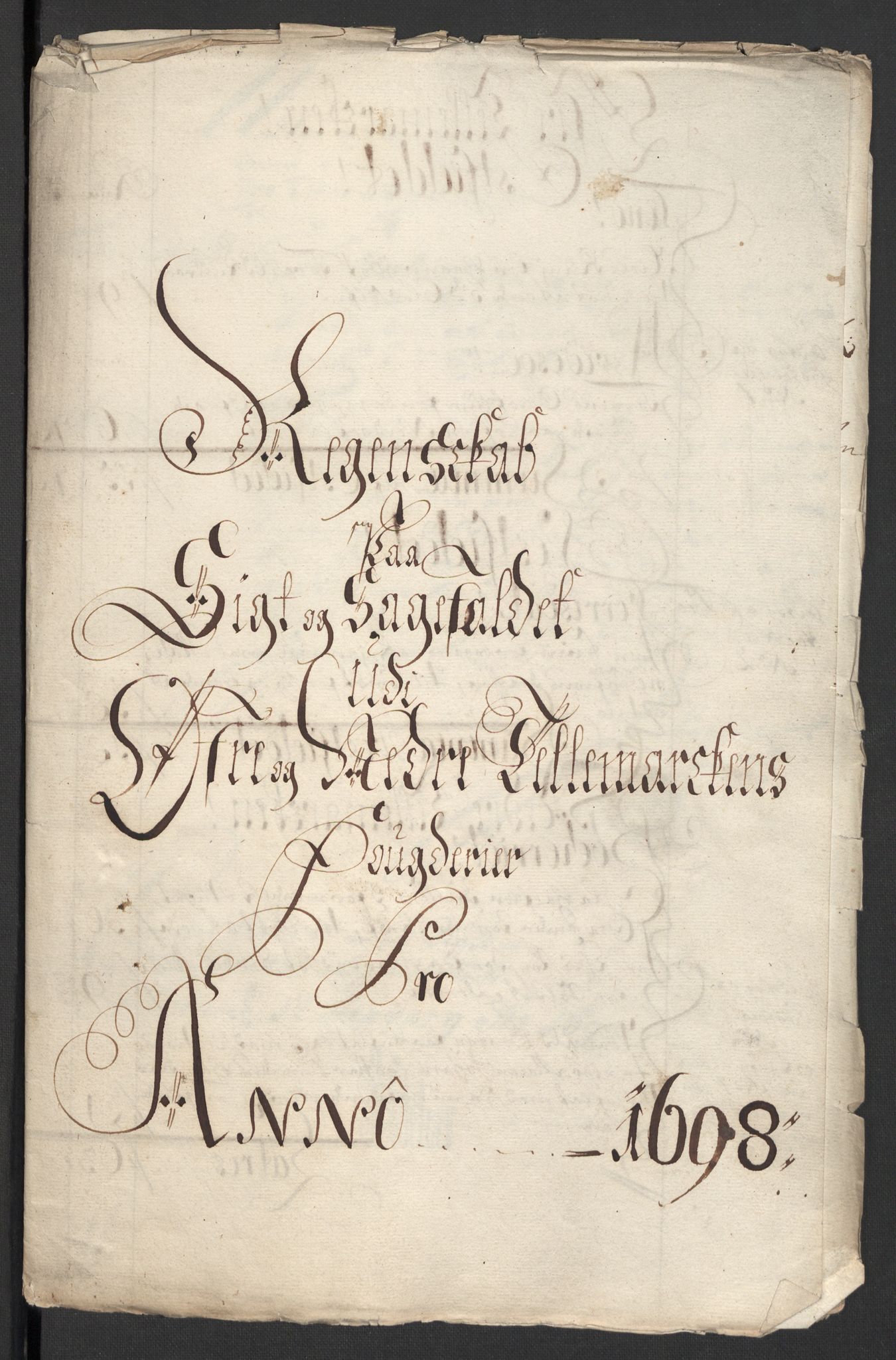 Rentekammeret inntil 1814, Reviderte regnskaper, Fogderegnskap, AV/RA-EA-4092/R36/L2098: Fogderegnskap Øvre og Nedre Telemark og Bamble, 1698, p. 45