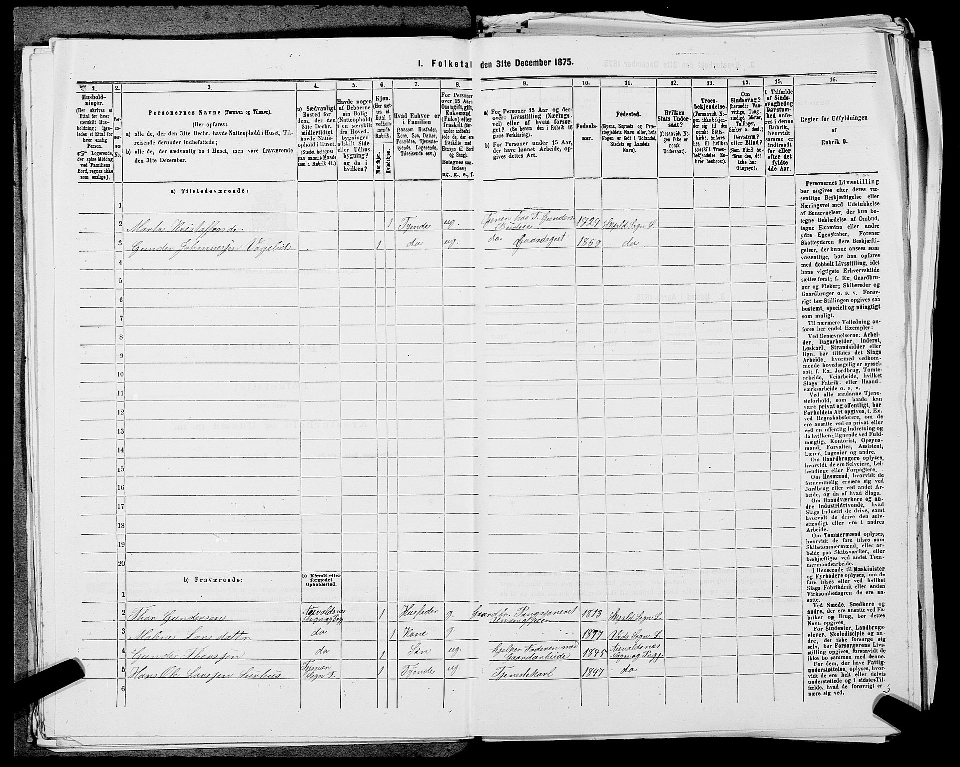 SAST, 1875 census for 1154P Skjold, 1875, p. 764