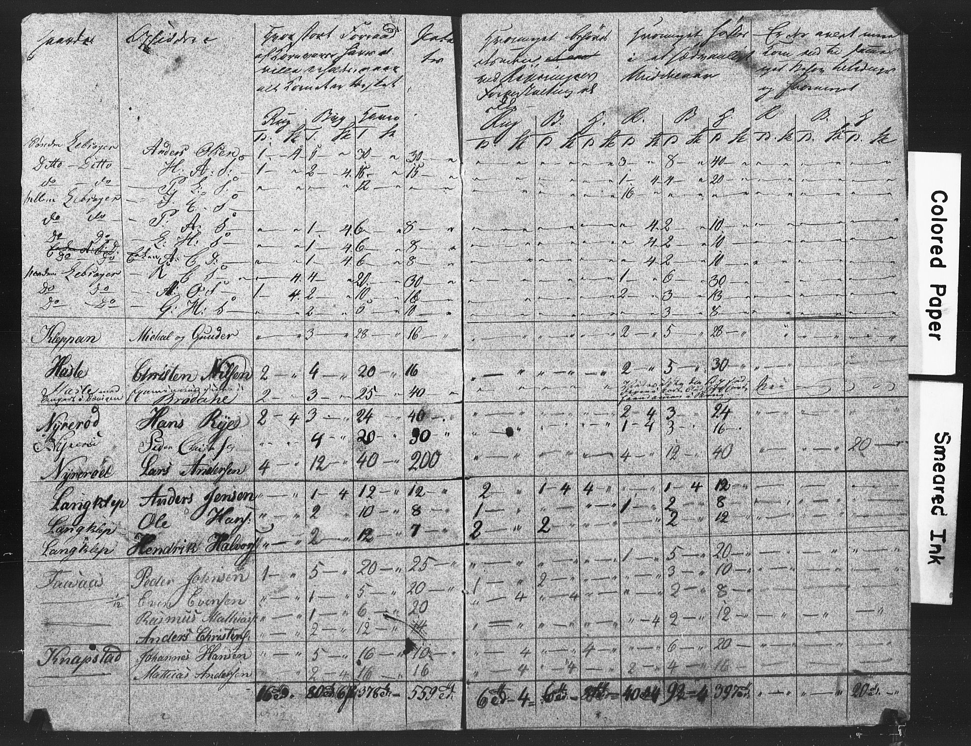 , Census 1835 for Våle, 1835, p. 5