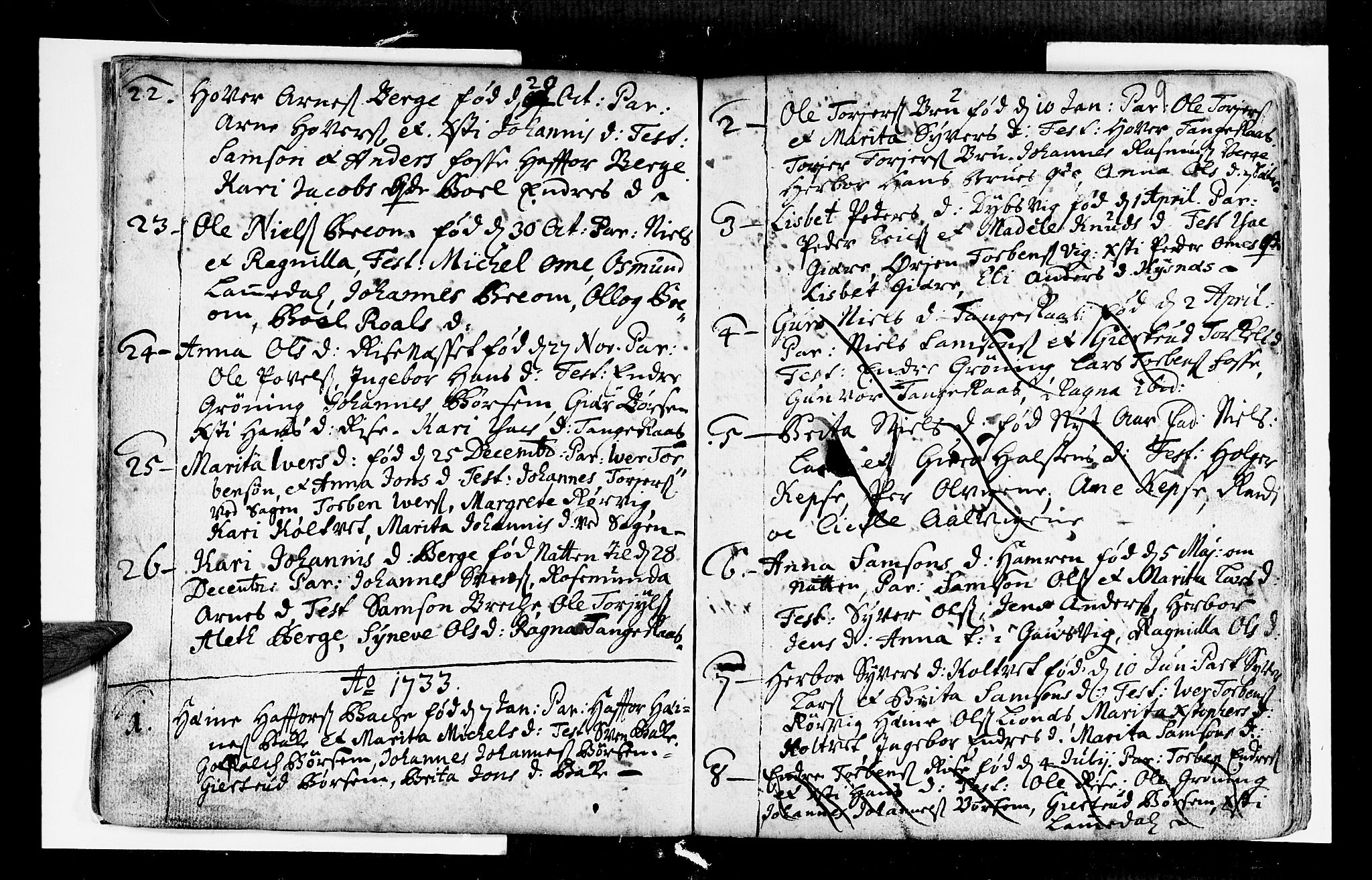 Strandebarm sokneprestembete, SAB/A-78401/H/Haa: Parish register (official) no. A 2 /1, 1727-1750, p. 9