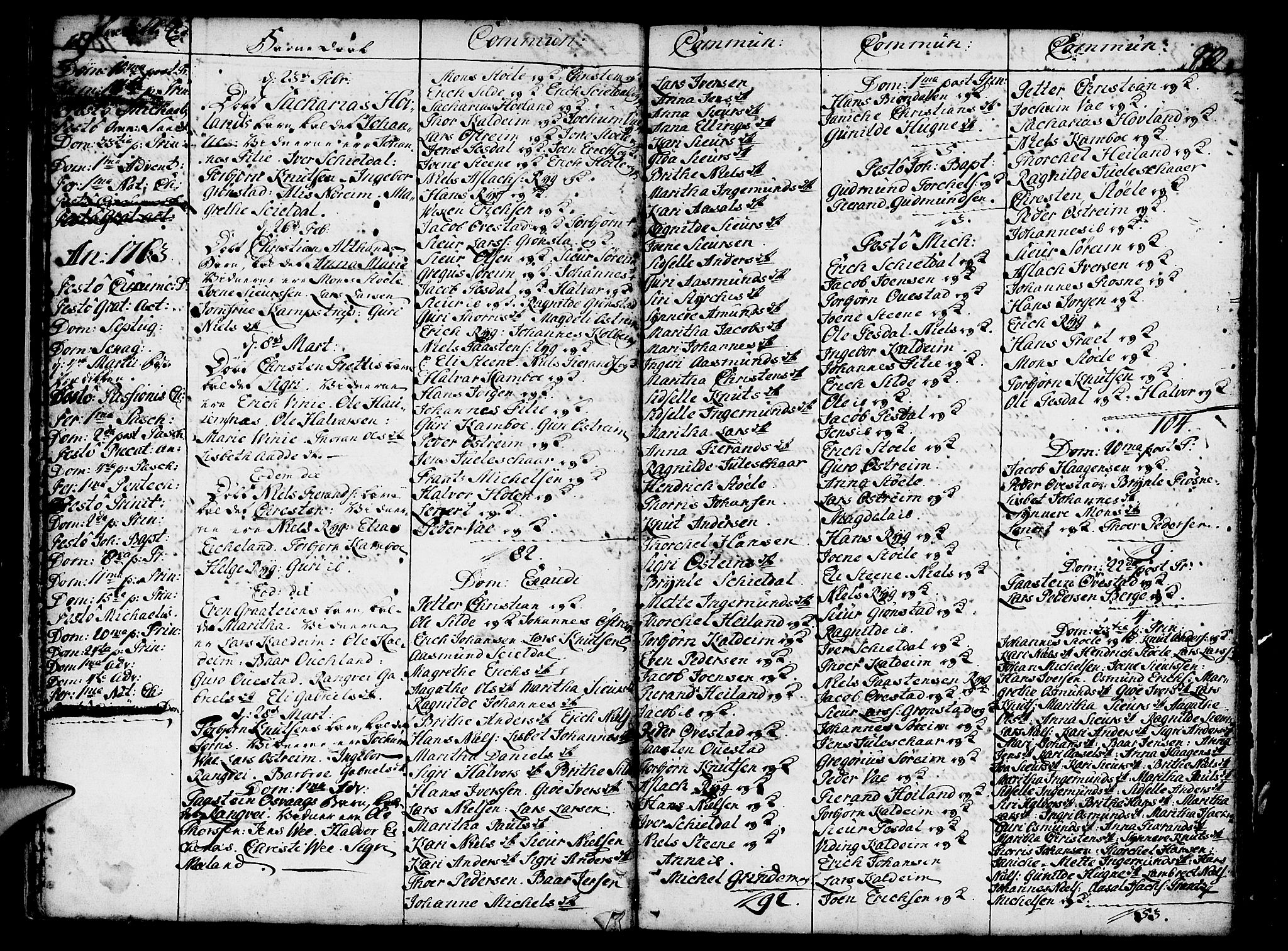 Etne sokneprestembete, SAB/A-75001/H/Haa: Parish register (official) no. A 3 /1, 1755-1782, p. 19-20