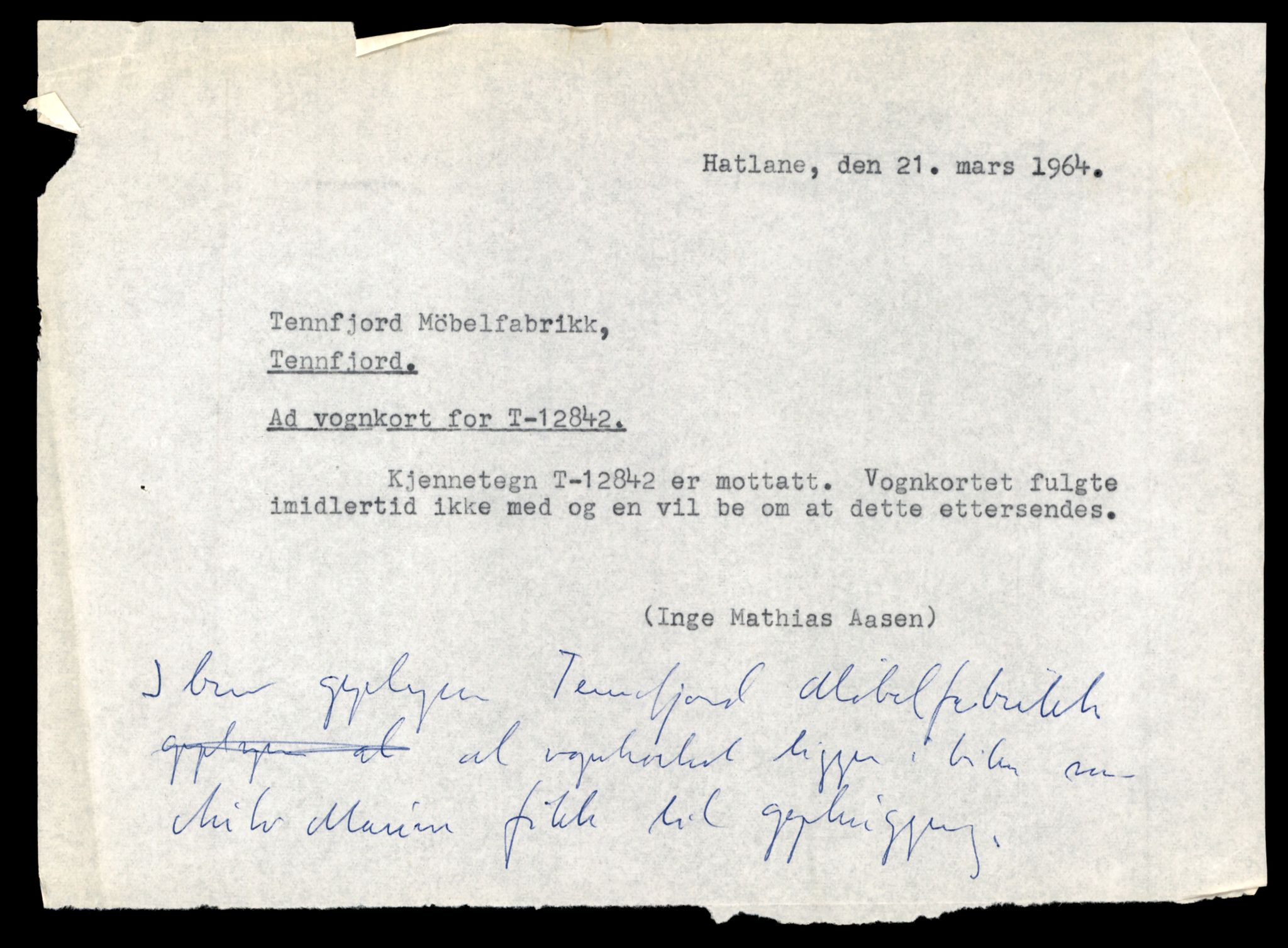 Møre og Romsdal vegkontor - Ålesund trafikkstasjon, AV/SAT-A-4099/F/Fe/L0036: Registreringskort for kjøretøy T 12831 - T 13030, 1927-1998, p. 287