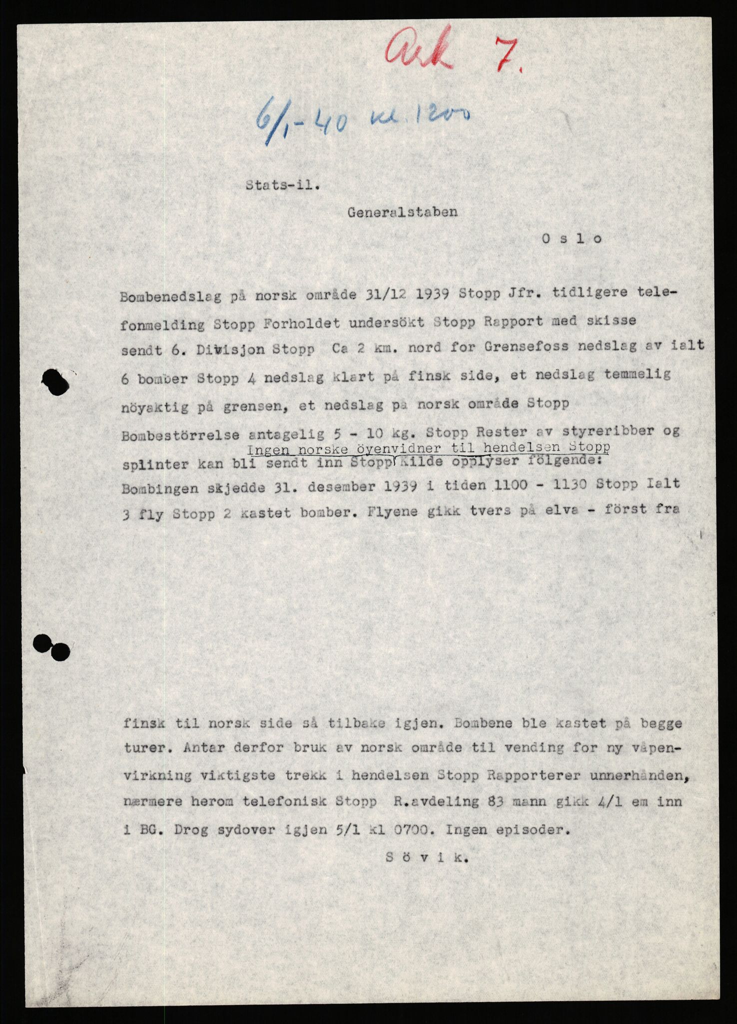 Forsvaret, Forsvarets krigshistoriske avdeling, AV/RA-RAFA-2017/Y/Yb/L0151: II-C-11-645  -  6. Divisjon: avsnittsjefen i Øst-Finnmark, 1940, p. 871