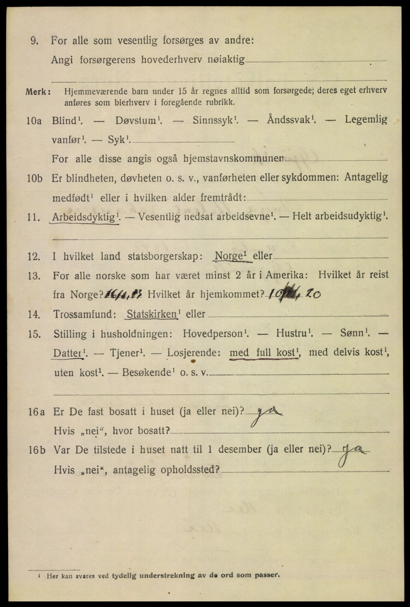 SAH, 1920 census for Gjøvik, 1920, p. 5103