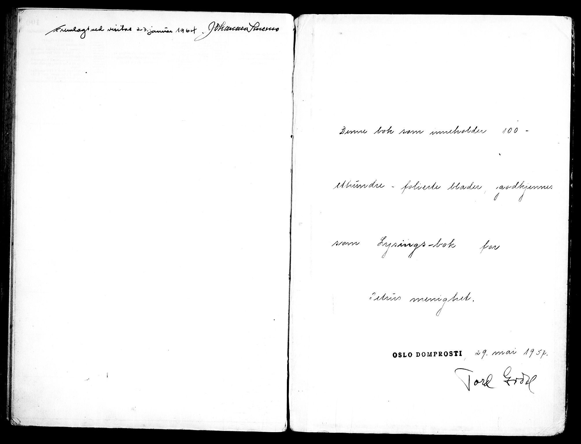 Petrus prestekontor Kirkebøker, SAO/A-10872/H/Ha/L0006: Banns register no. 6, 1957-1966