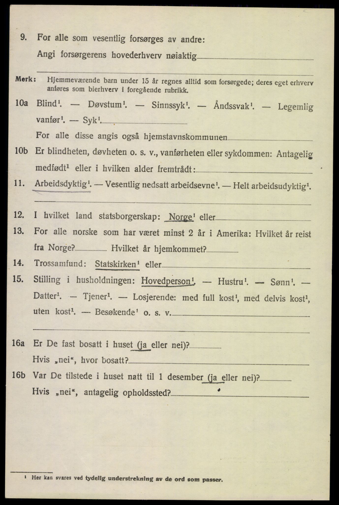 SAH, 1920 census for Vardal, 1920, p. 14400