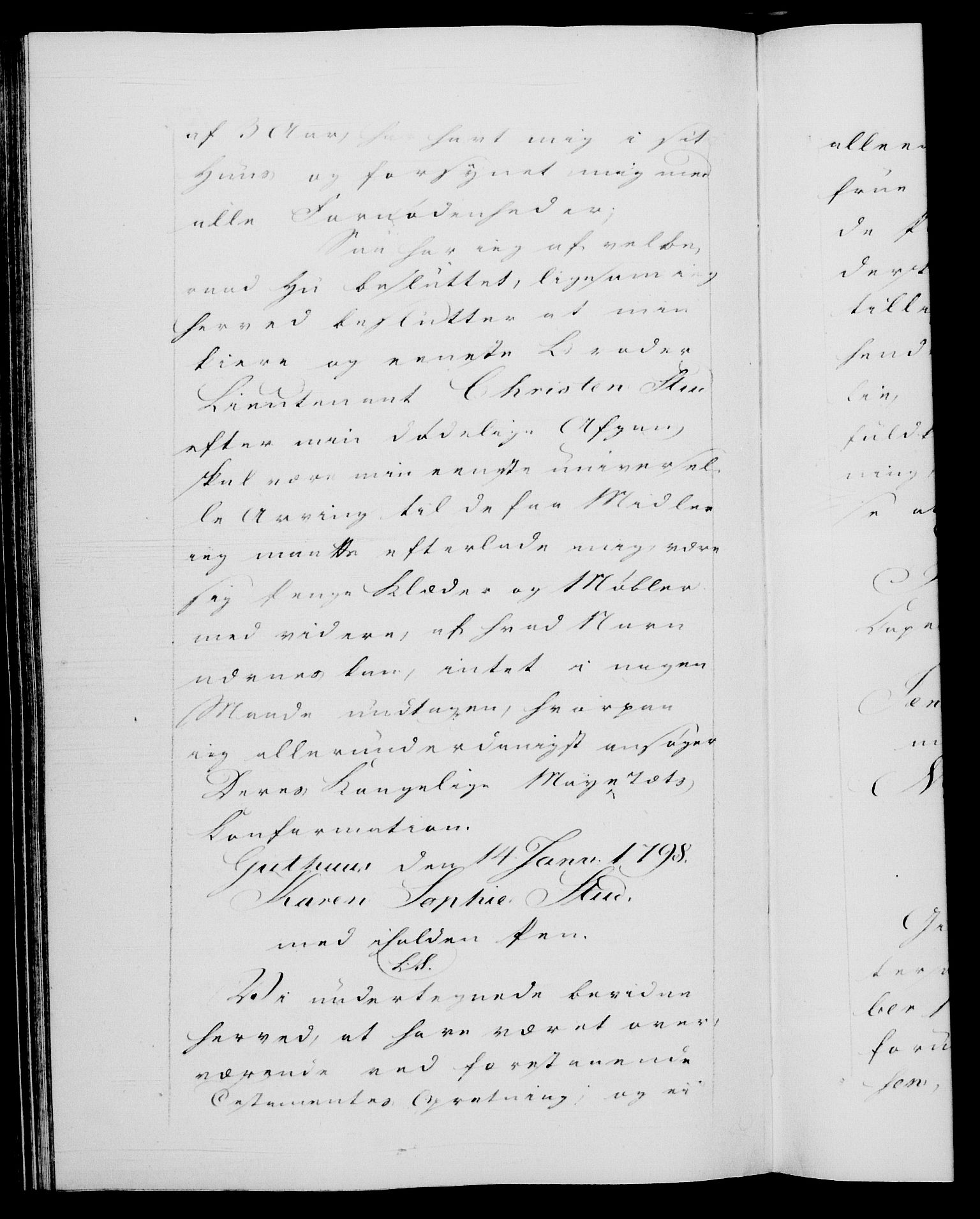 Danske Kanselli 1572-1799, AV/RA-EA-3023/F/Fc/Fca/Fcaa/L0058: Norske registre, 1798, p. 139b