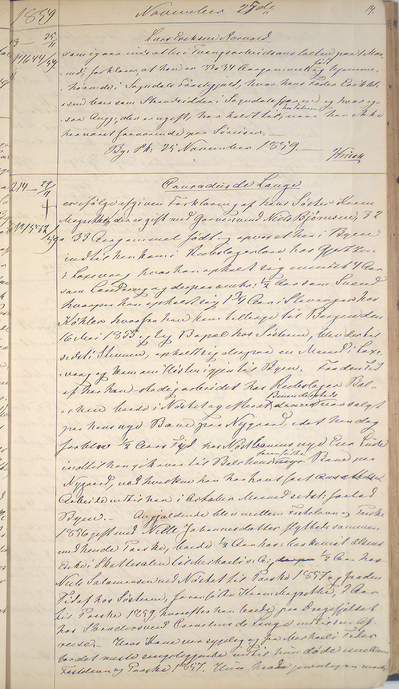 Bergen politikammer / politidistrikt, AV/SAB-A-60401/I/Ic, 1859-1863