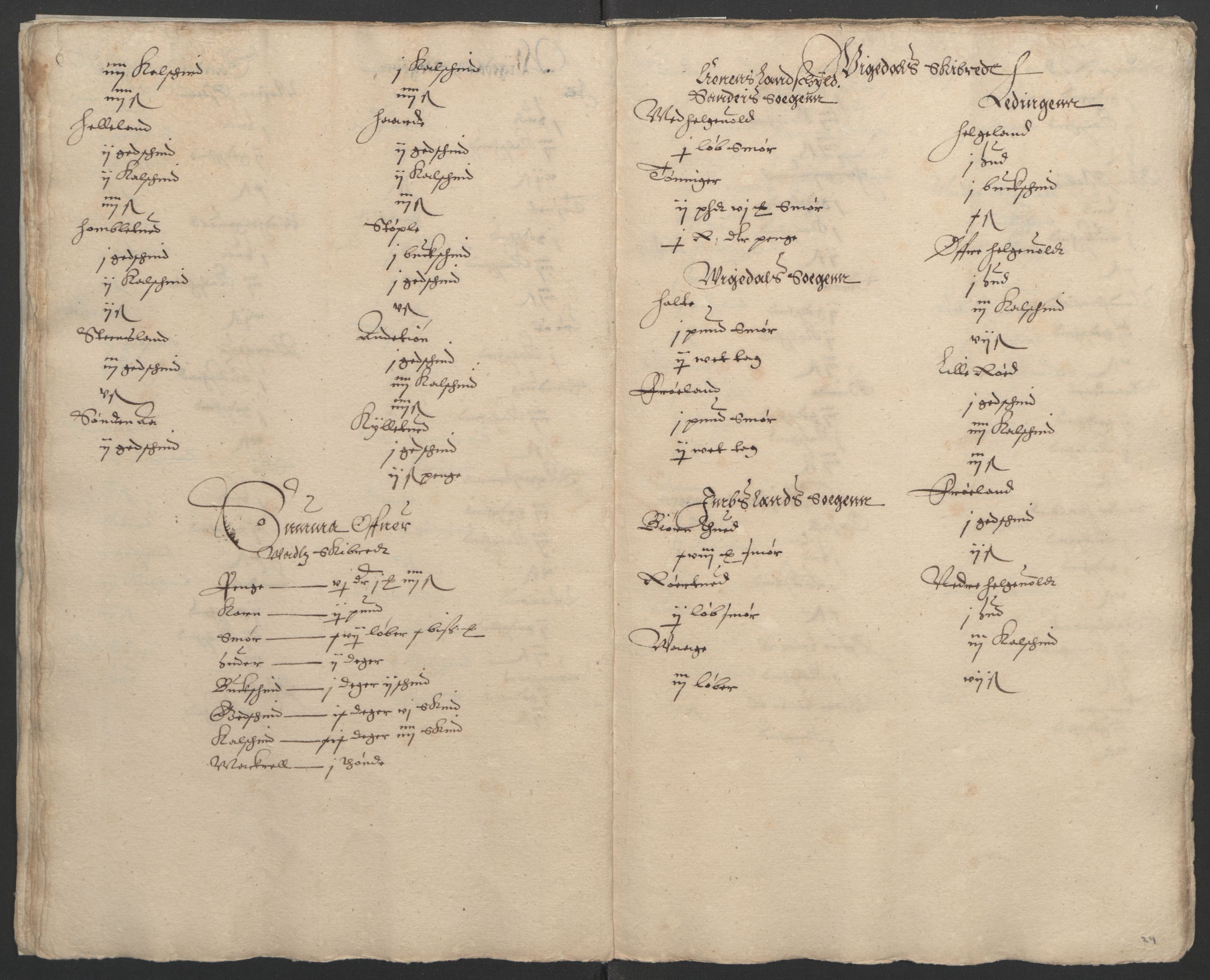 Stattholderembetet 1572-1771, RA/EA-2870/Ek/L0002/0003: Jordebøker til utlikning av garnisonsskatt 1624-1626: / Jordebøker for Stavanger len, 1624-1626, p. 26