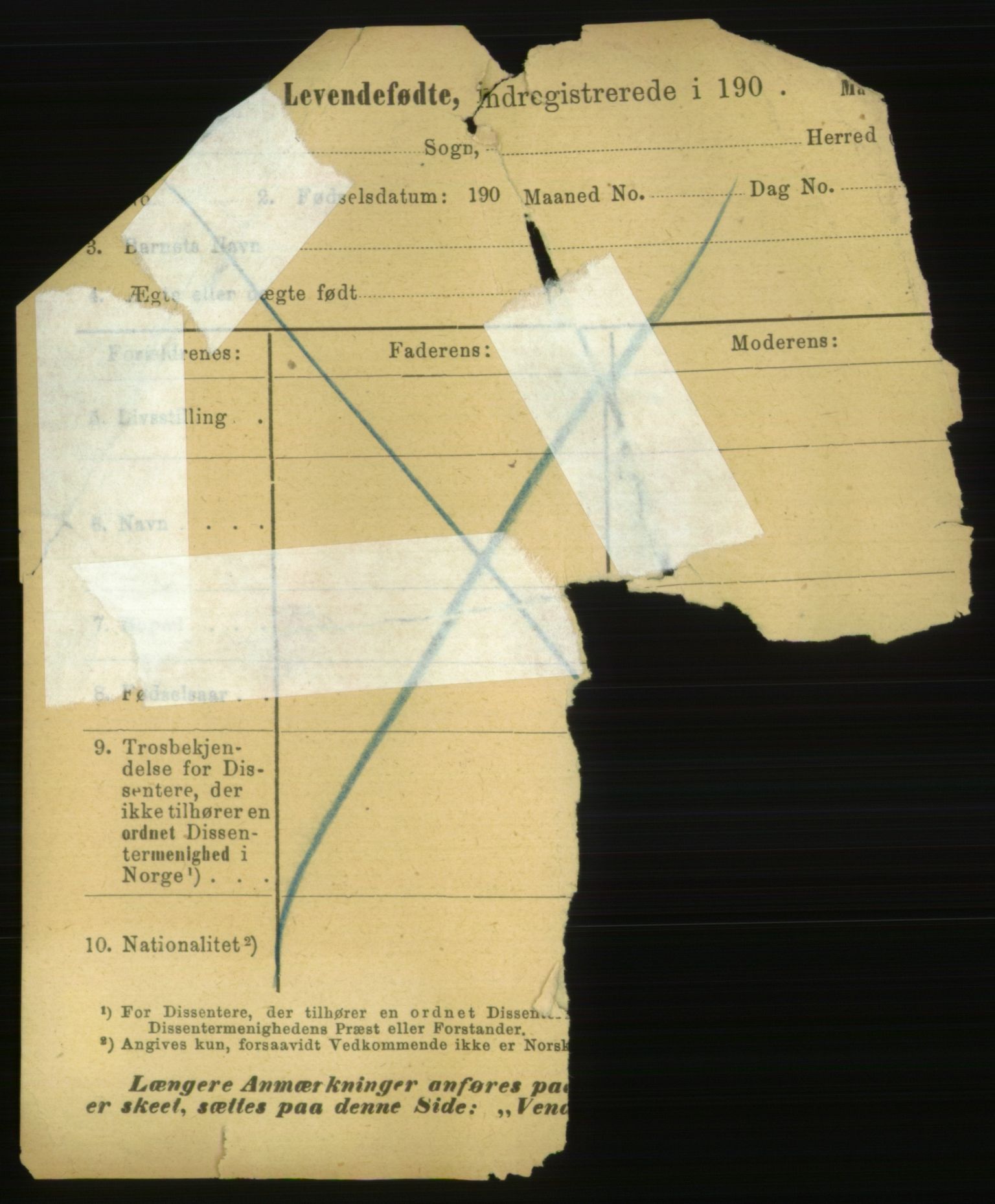 Statistisk sentralbyrå, Sosiodemografiske emner, Befolkning, AV/RA-S-2228/E/L0013: Fødte, gifte, døde dissentere., 1915, p. 3362