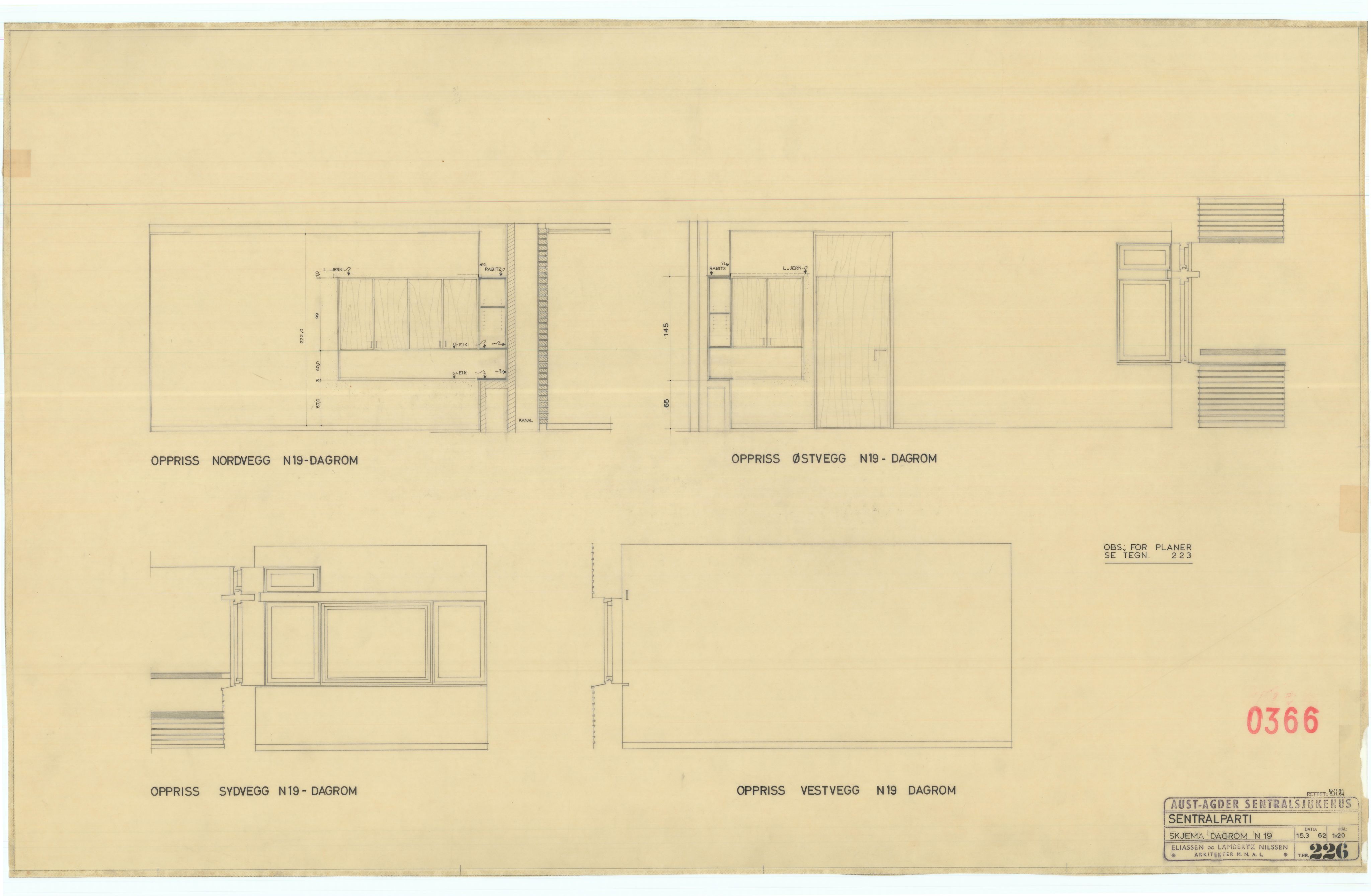 Eliassen og Lambertz-Nilssen Arkitekter, AAKS/PA-2983/T/T01/L0006: Tegningskogger 0366, 1960-1966, p. 6