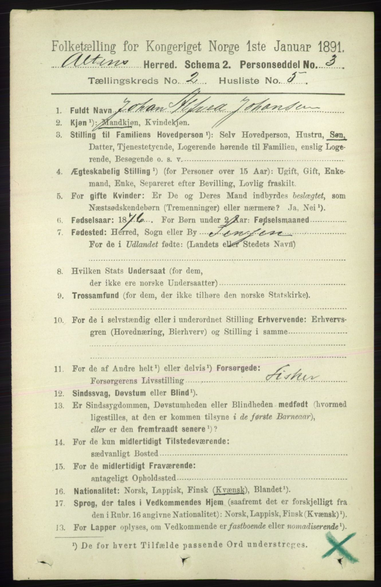 RA, 1891 census for 2012 Alta, 1891, p. 460