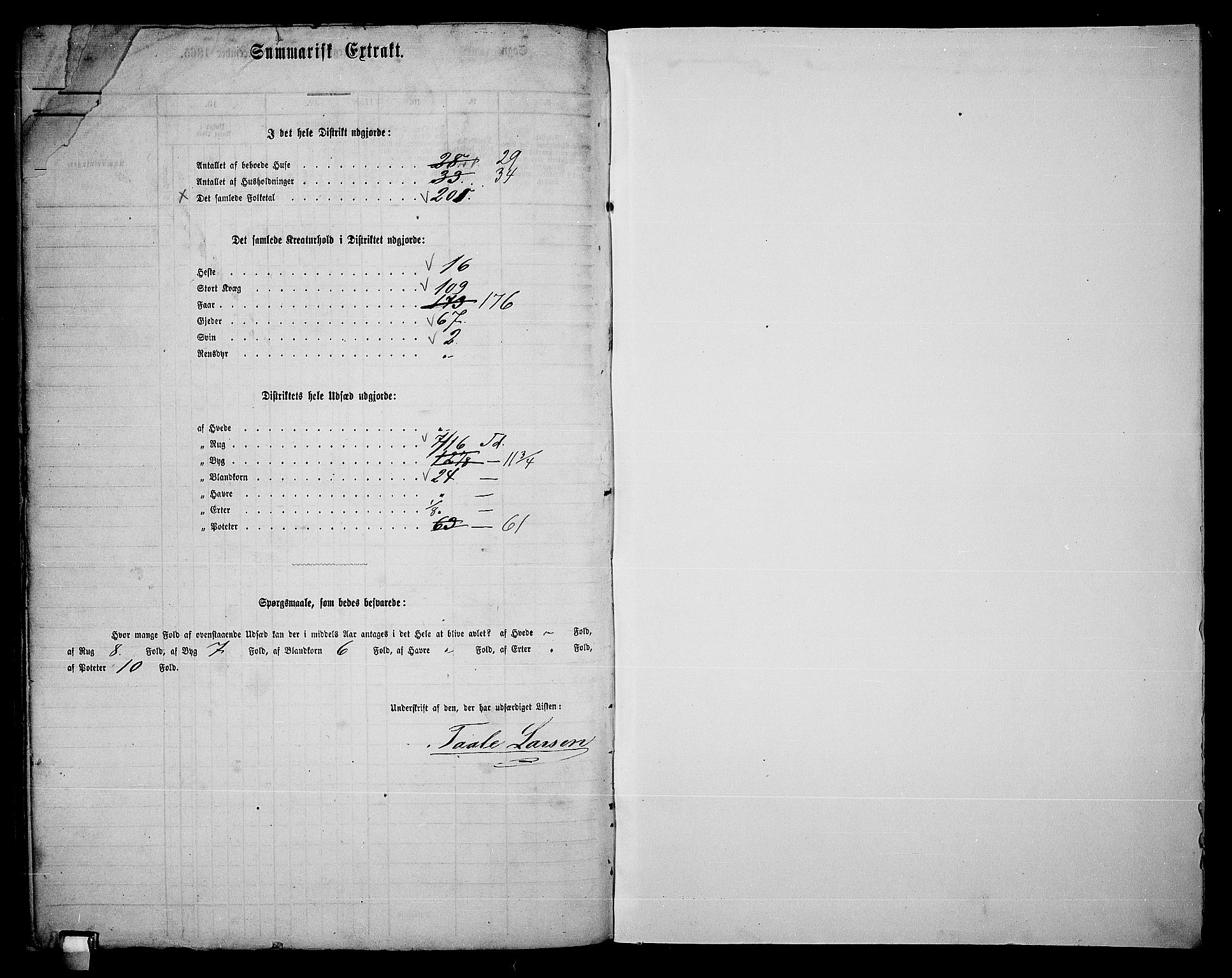 RA, 1865 census for Elverum, 1865, p. 263