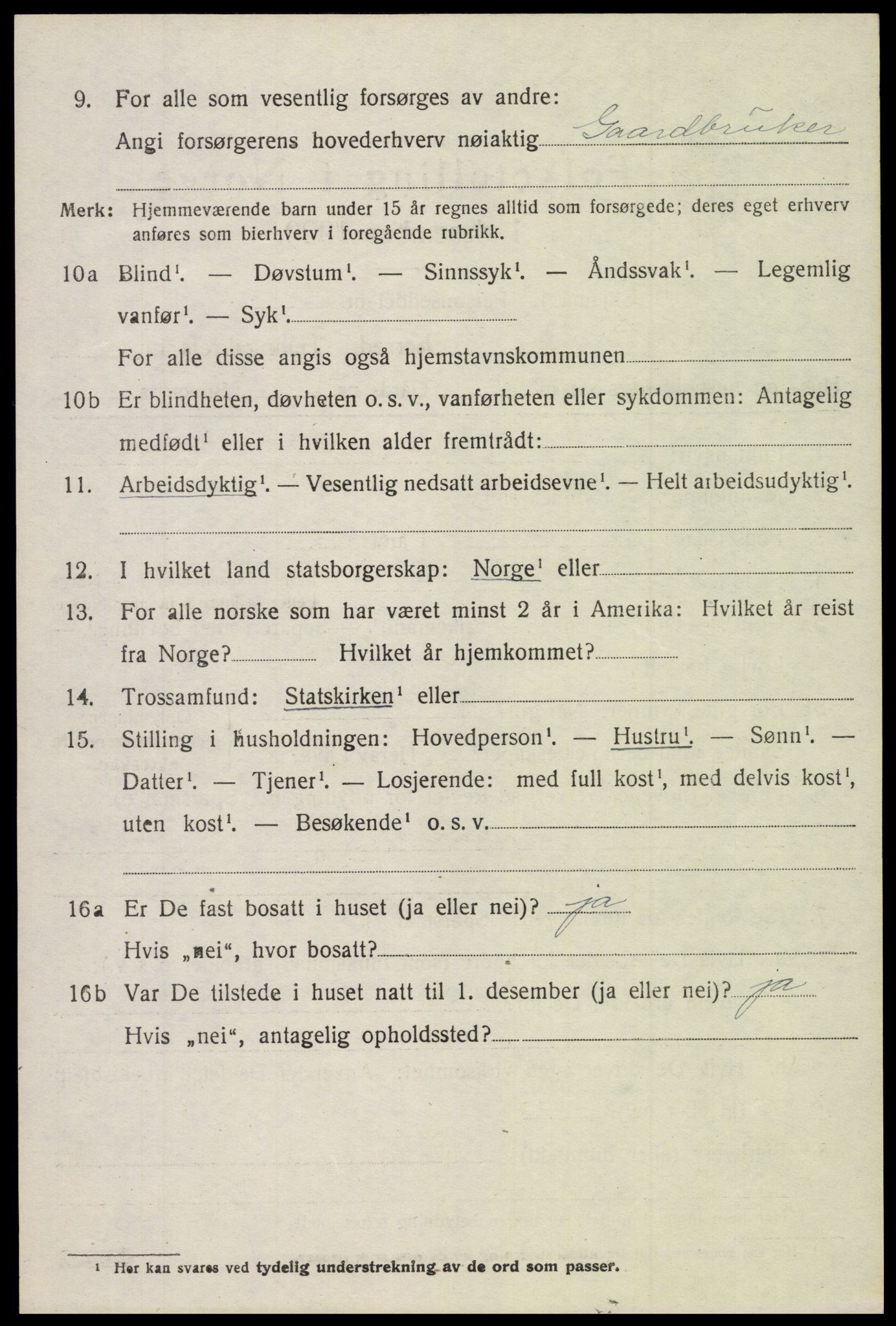 SAH, 1920 census for Sør-Aurdal, 1920, p. 9776