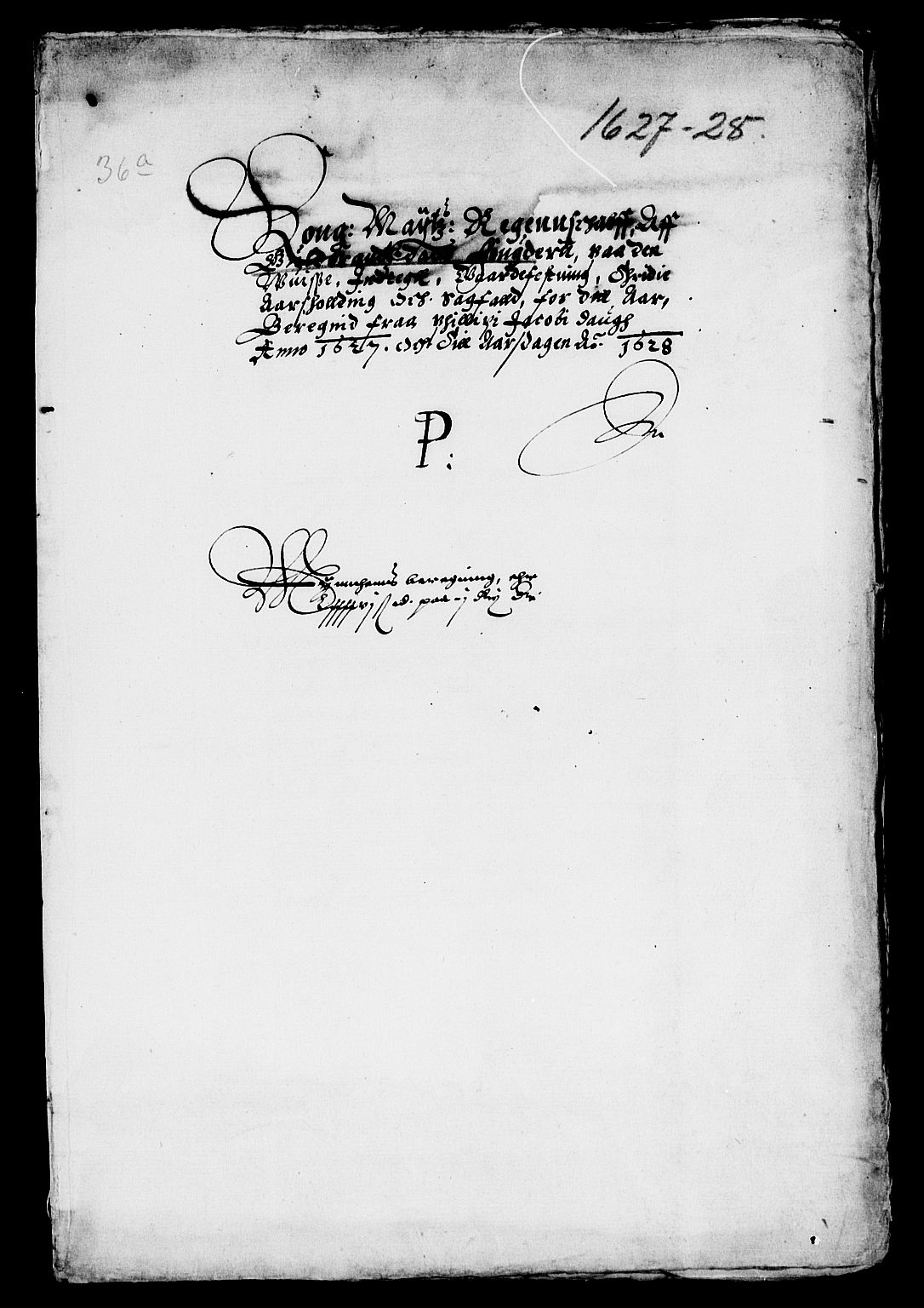 Rentekammeret inntil 1814, Reviderte regnskaper, Lensregnskaper, AV/RA-EA-5023/R/Rb/Rba/L0081: Akershus len, 1627-1628