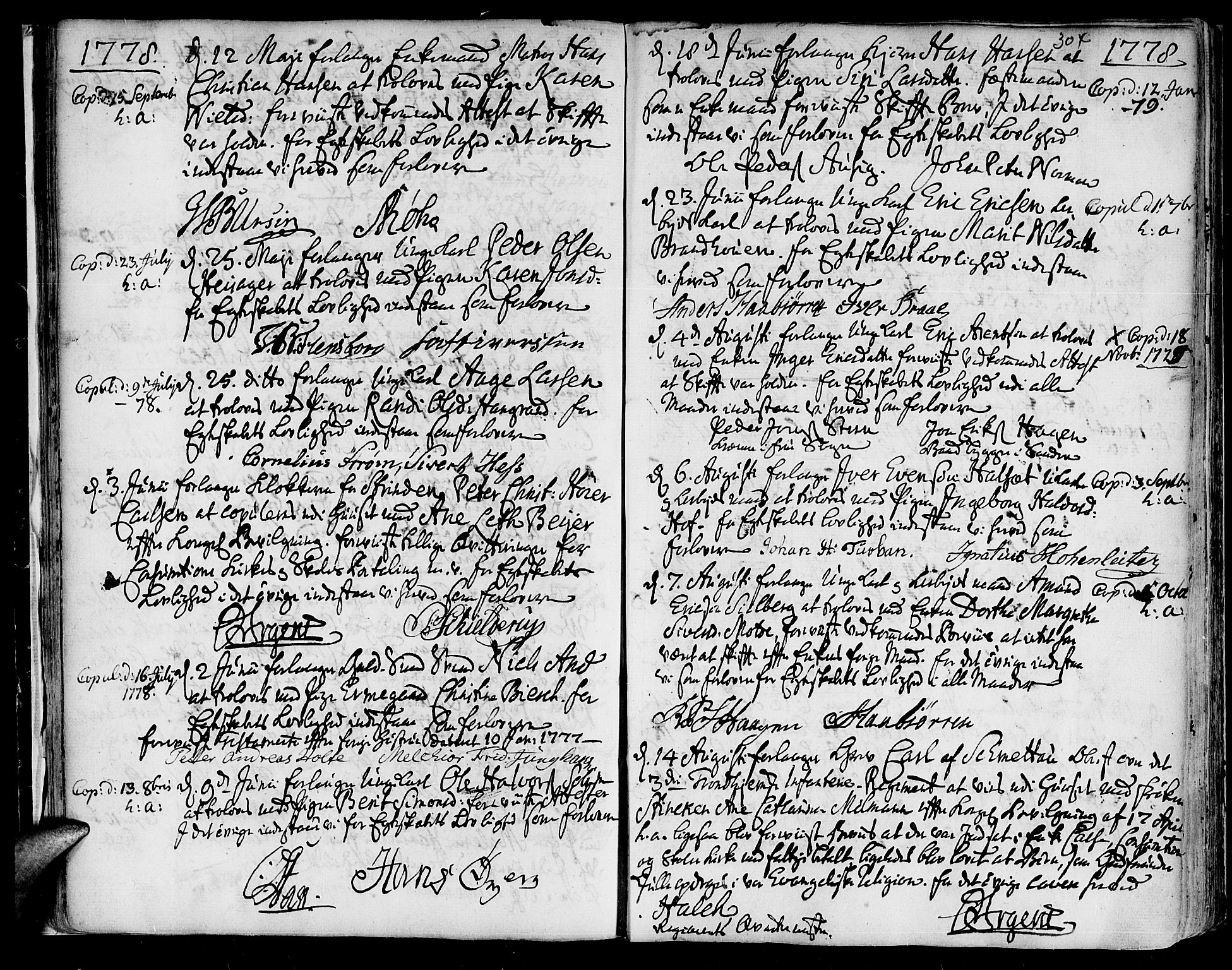 Ministerialprotokoller, klokkerbøker og fødselsregistre - Sør-Trøndelag, SAT/A-1456/601/L0038: Parish register (official) no. 601A06, 1766-1877, p. 304