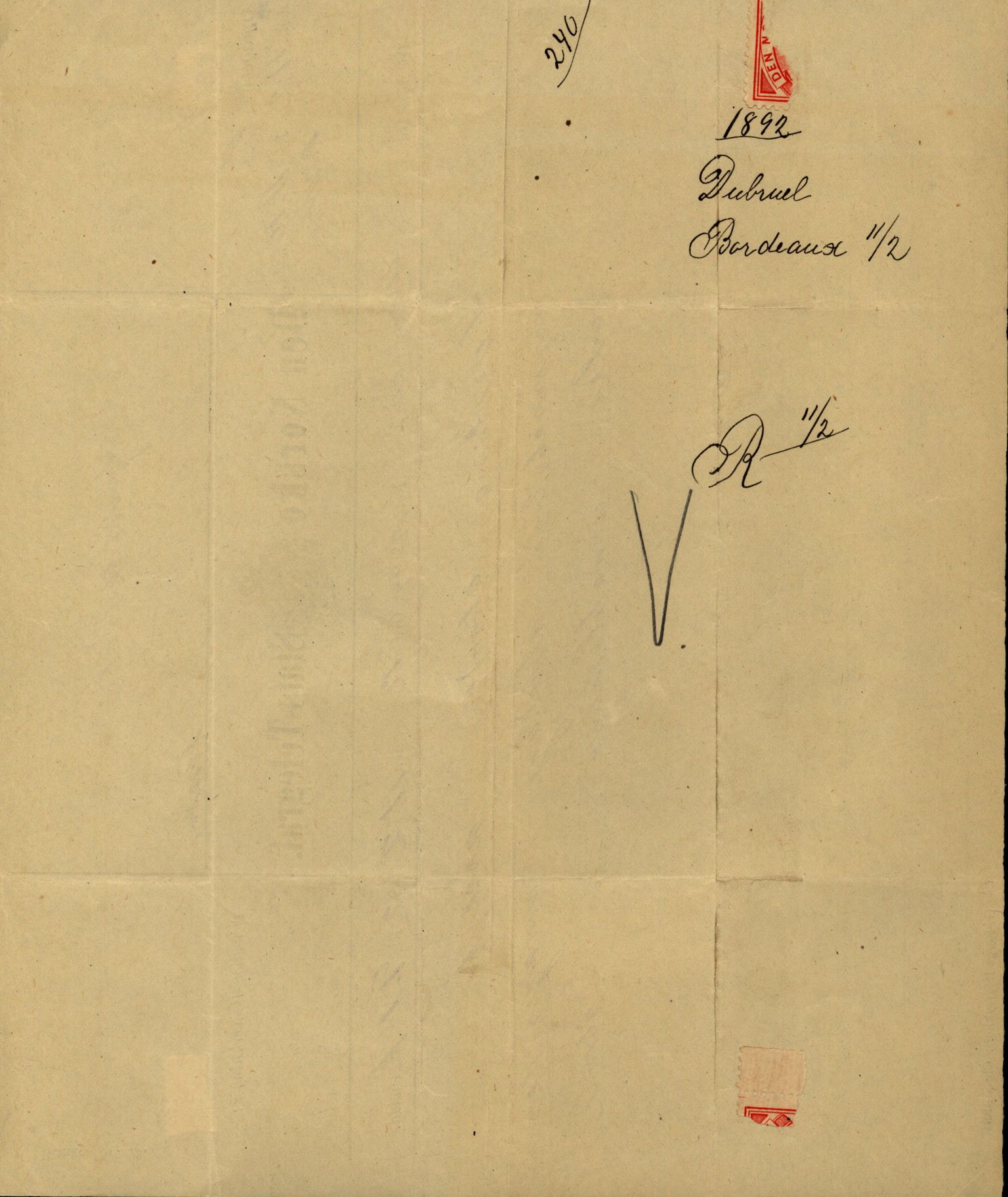 Pa 63 - Østlandske skibsassuranceforening, VEMU/A-1079/G/Ga/L0028/0005: Havaridokumenter / Tjømø, Magnolia, Caroline, Olaf, Stjernen, 1892, p. 78