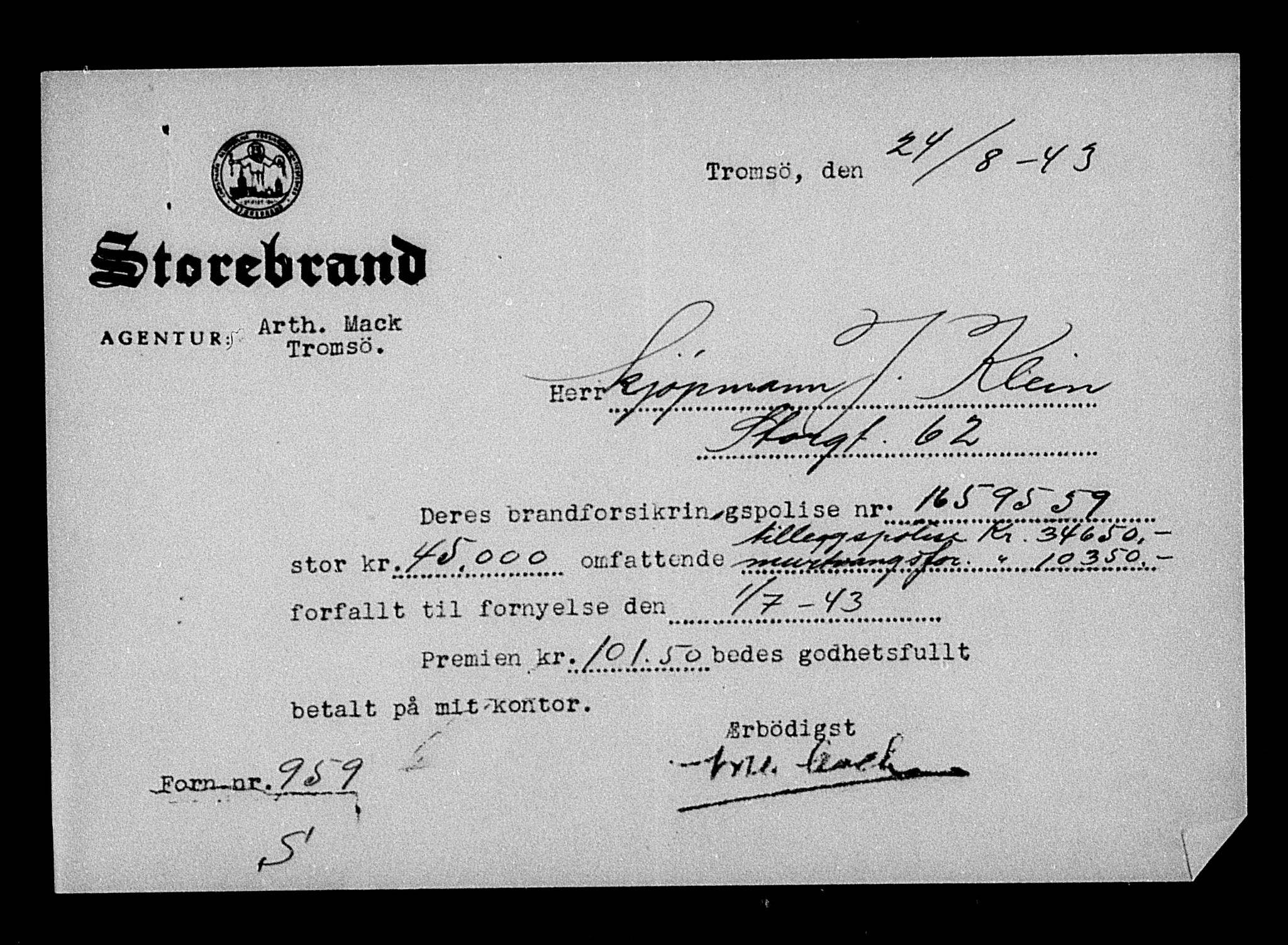 Justisdepartementet, Tilbakeføringskontoret for inndratte formuer, AV/RA-S-1564/H/Hc/Hcb/L0914: --, 1945-1947, p. 54