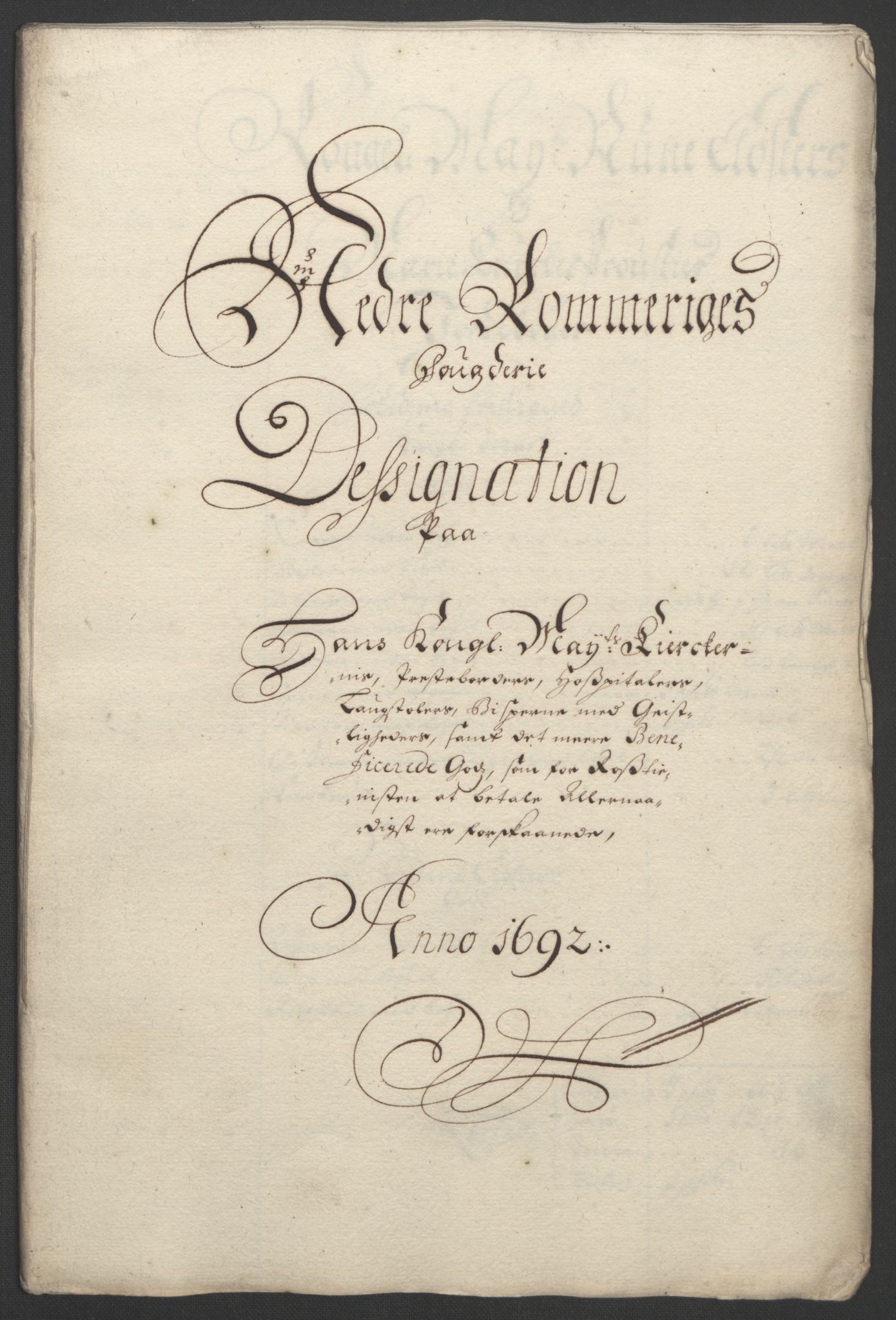 Rentekammeret inntil 1814, Reviderte regnskaper, Fogderegnskap, RA/EA-4092/R11/L0577: Fogderegnskap Nedre Romerike, 1692, p. 247