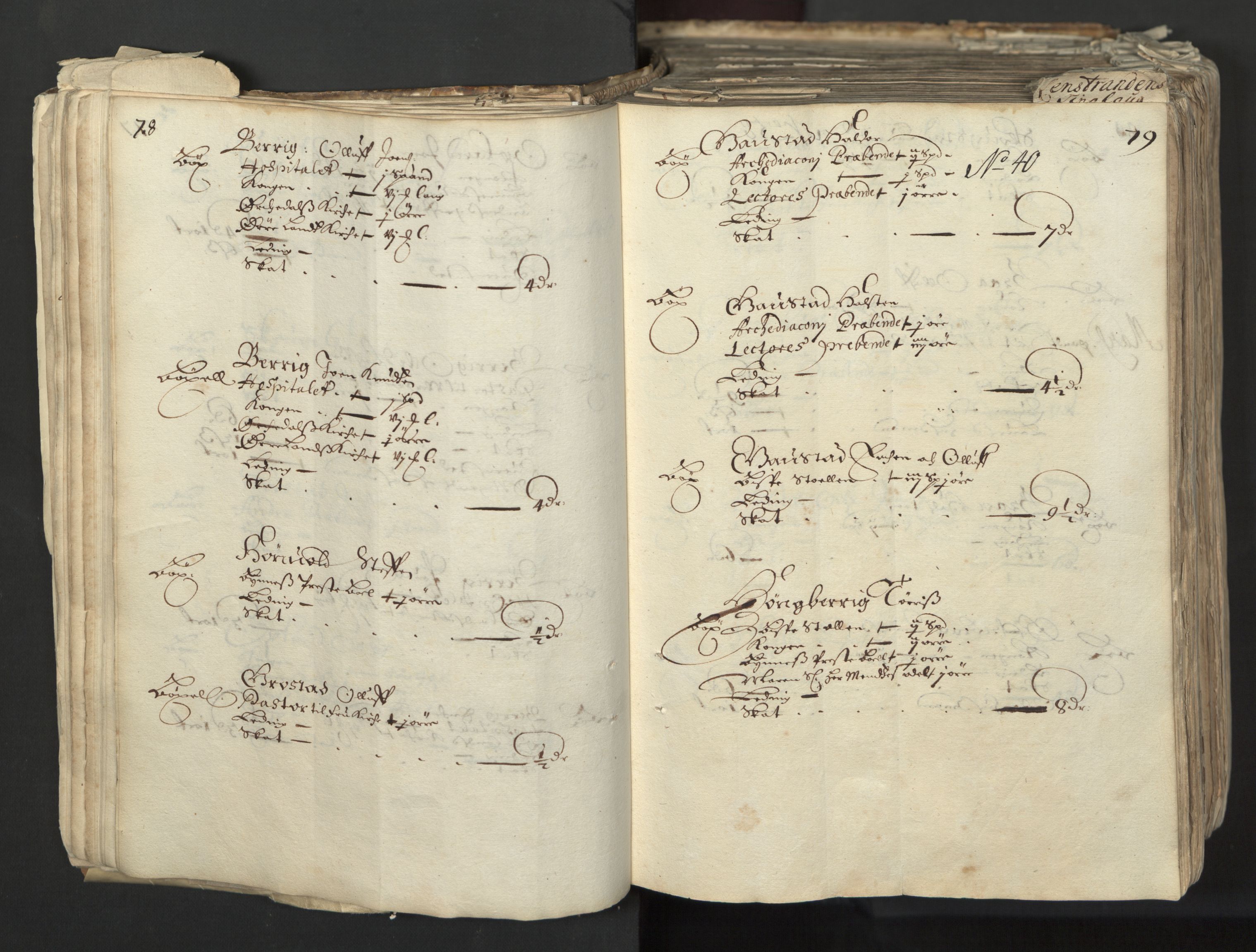 Rentekammeret inntil 1814, Realistisk ordnet avdeling, AV/RA-EA-4070/L/L0027: Trondheim lagdømme:, 1661, p. 78-79
