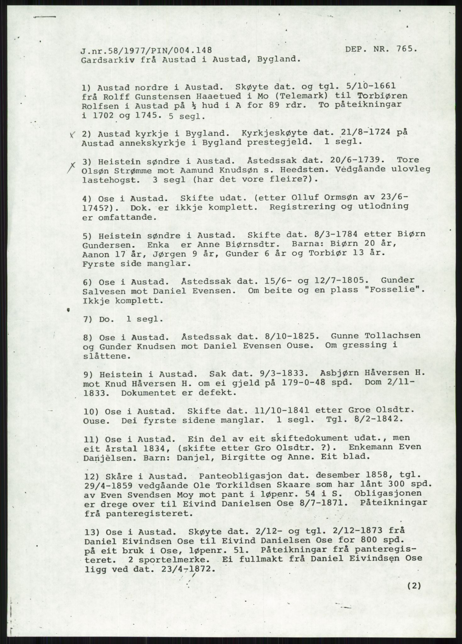 Samlinger til kildeutgivelse, Diplomavskriftsamlingen, AV/RA-EA-4053/H/Ha, p. 334