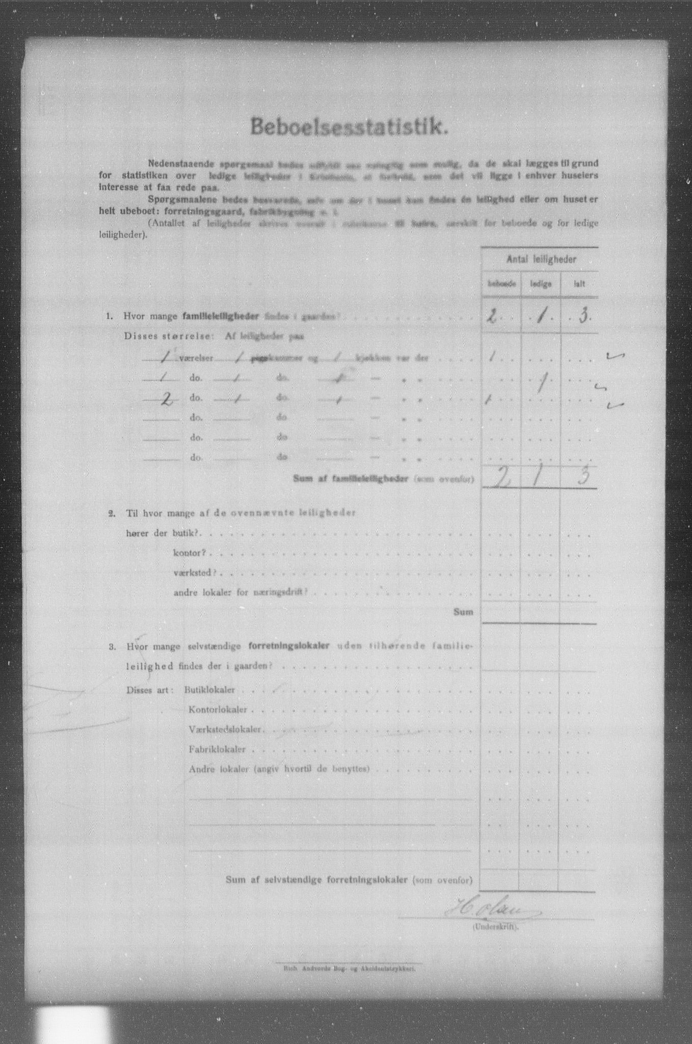 OBA, Municipal Census 1904 for Kristiania, 1904, p. 6854