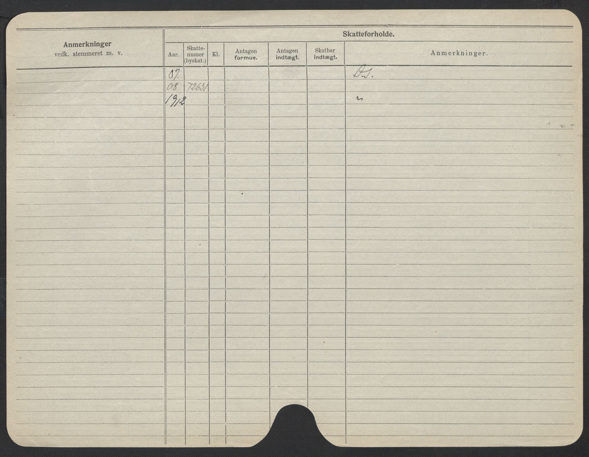 Oslo folkeregister, Registerkort, AV/SAO-A-11715/F/Fa/Fac/L0017: Kvinner, 1906-1914, p. 483b