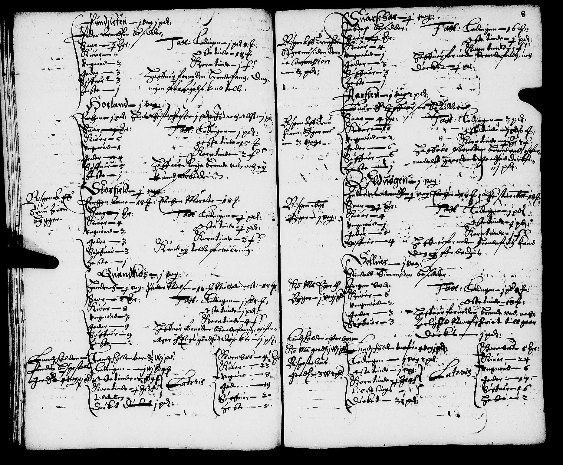 Rentekammeret inntil 1814, Realistisk ordnet avdeling, RA/EA-4070/N/Nb/Nba/L0057: Lofoten fogderi, 1667, p. 7b-8a