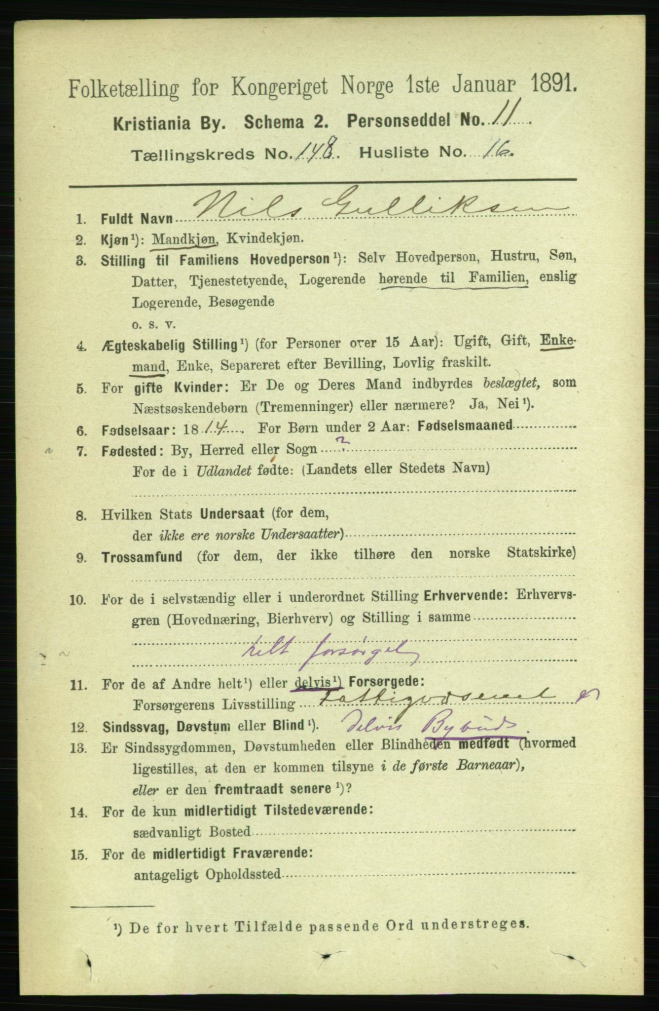 RA, 1891 census for 0301 Kristiania, 1891, p. 82479