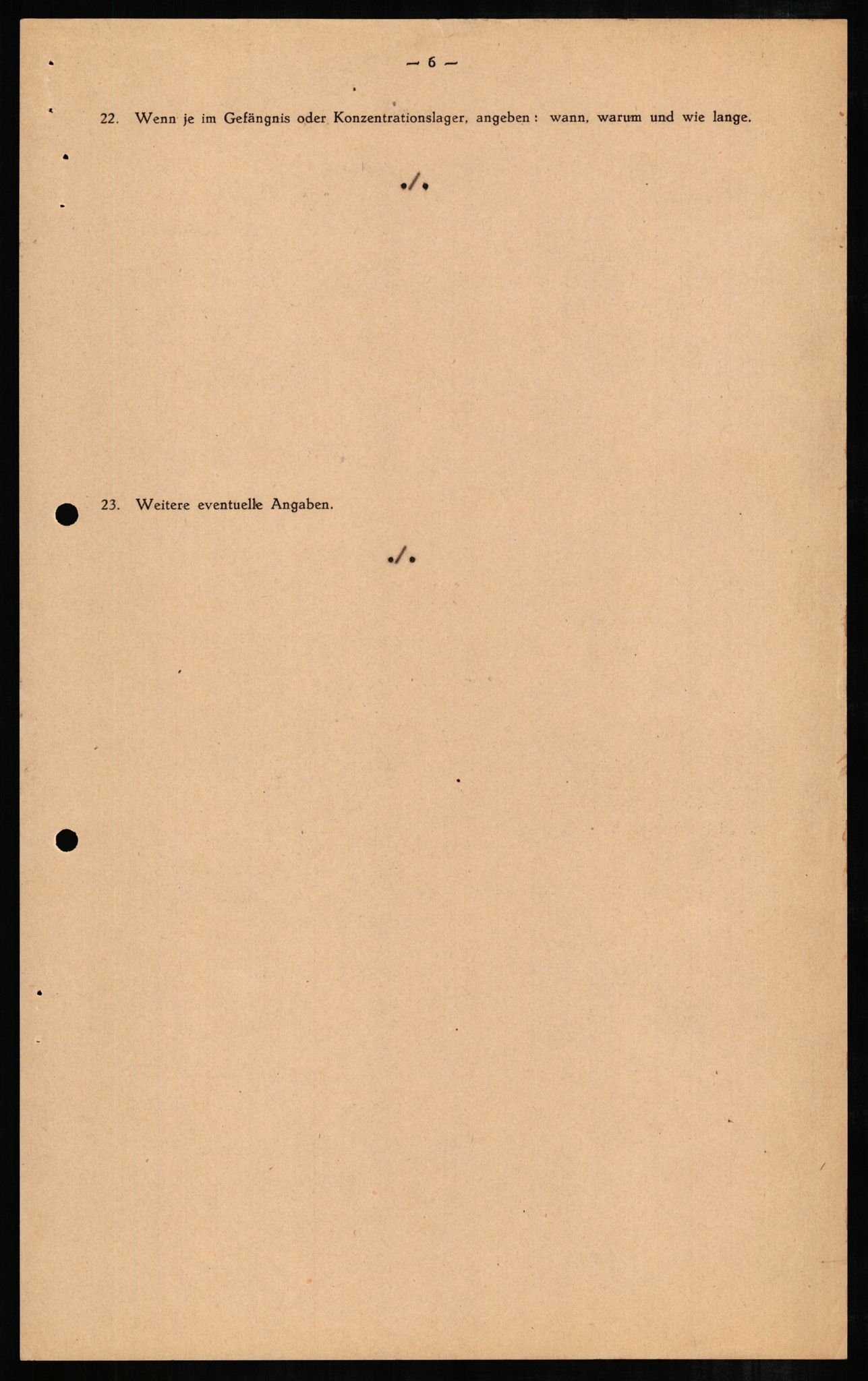 Forsvaret, Forsvarets overkommando II, RA/RAFA-3915/D/Db/L0004: CI Questionaires. Tyske okkupasjonsstyrker i Norge. Tyskere., 1945-1946, p. 480