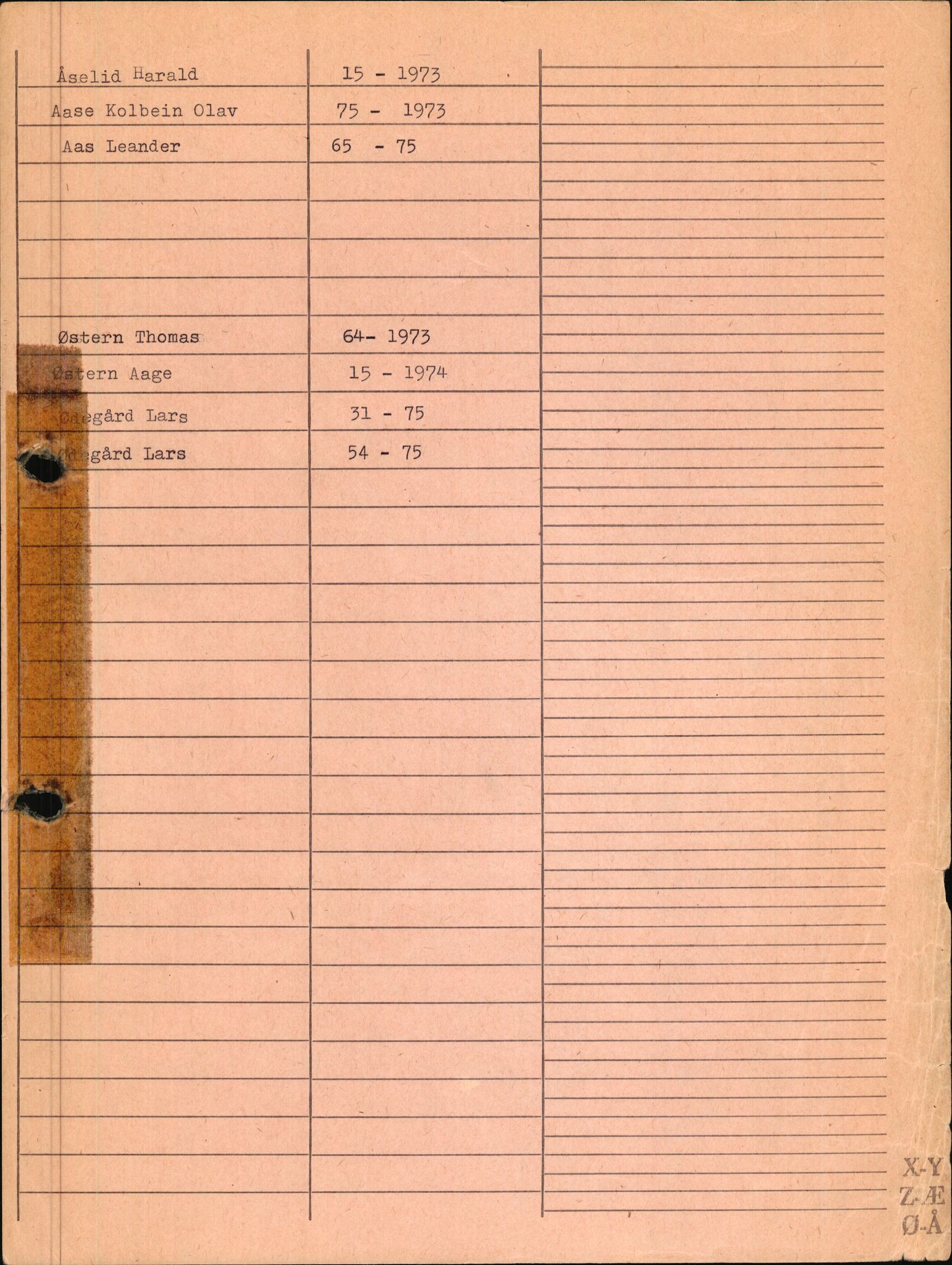 Hurum lensmannskontor, SAKO/A-505/H/Ha/L0008: Dødsfallsprotokoller, 1973-1979, p. 39